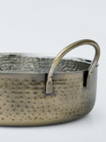 John Lewis hammered stainless steel balti dish 13cm gold - British product