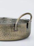 John Lewis hammered stainless steel balti dish 13cm gold - British product