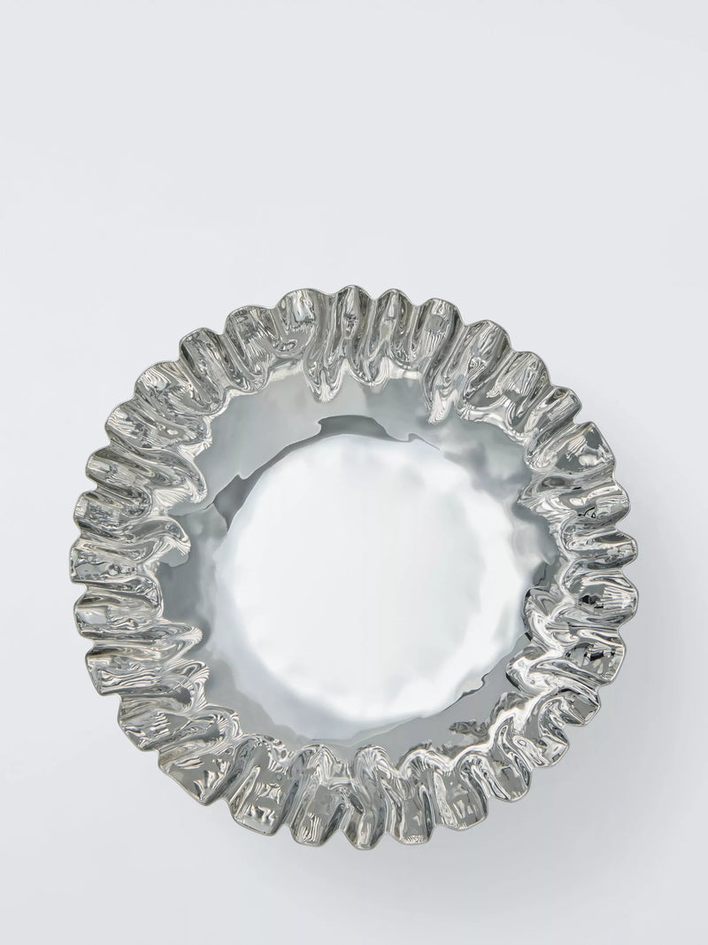 John Lewis pleated serve bowl 24cm, imported from the UK