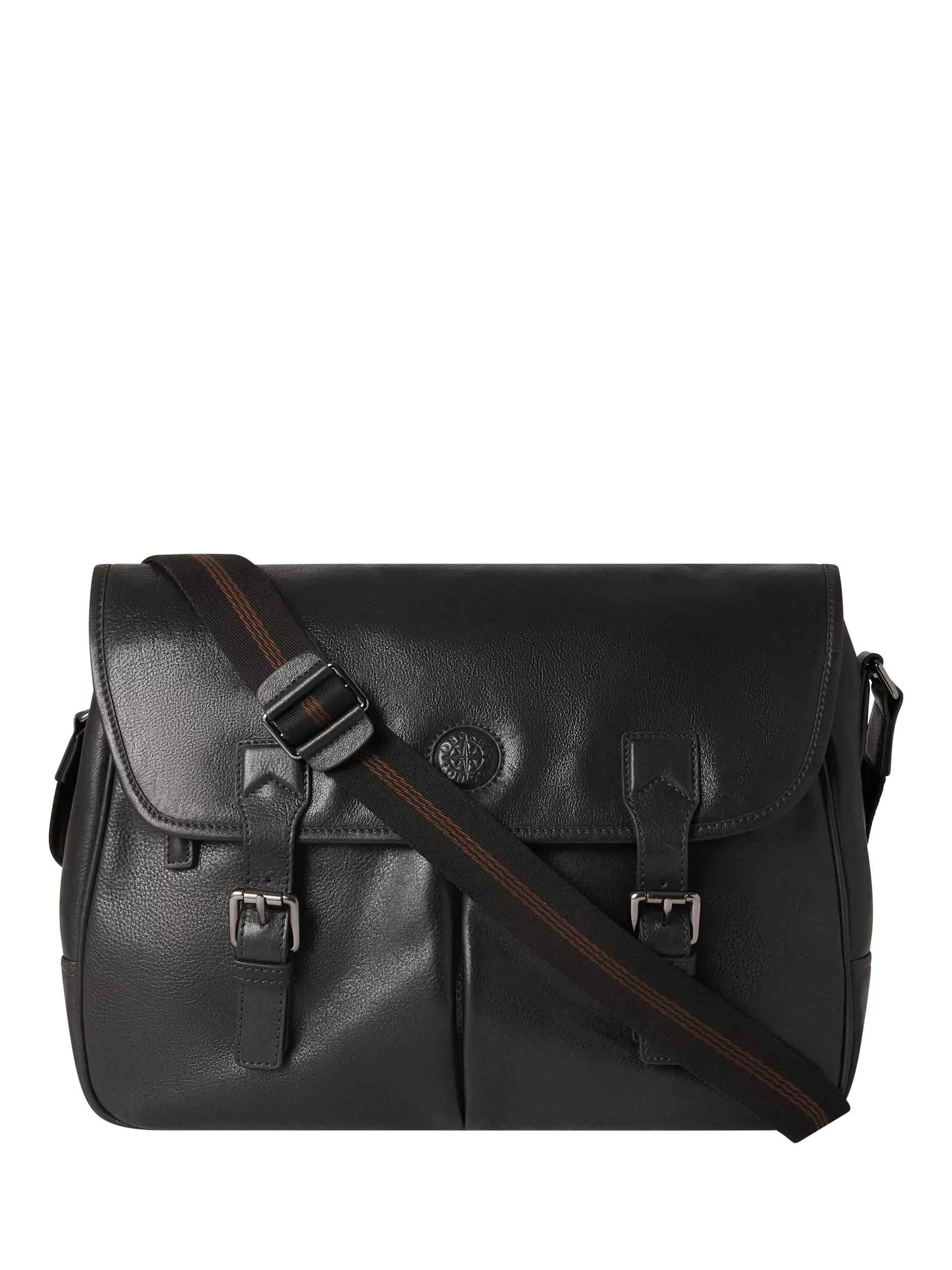 OSPREY LONDON Compass Saddle Bag in premium Milano leather, UK version
