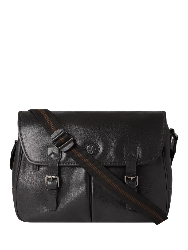 OSPREY LONDON Compass Saddle Bag in premium Milano leather, UK version