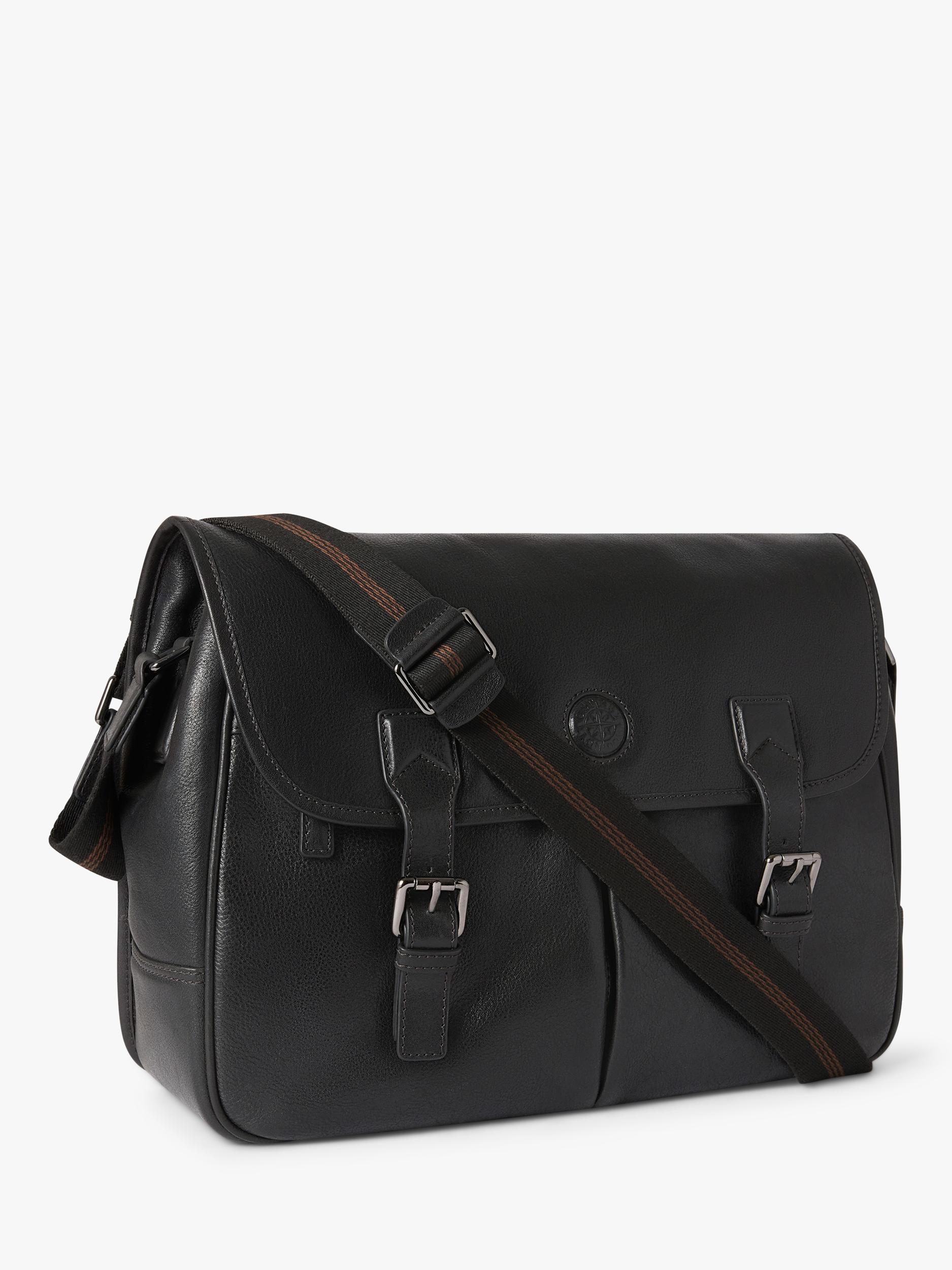 OSPREY LONDON Compass Saddle Bag in premium Milano leather, UK version
