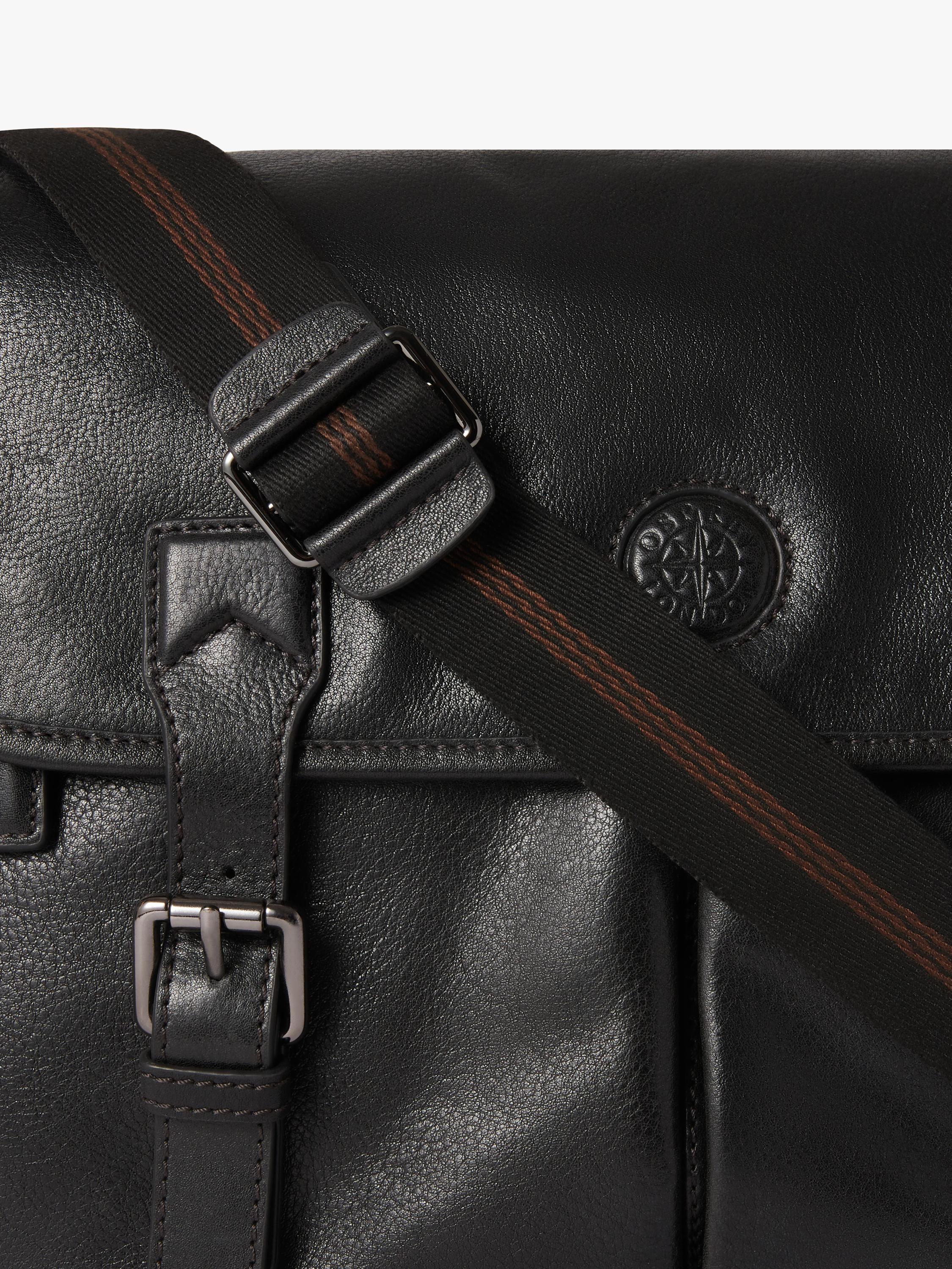 OSPREY LONDON Compass Saddle Bag in premium Milano leather, UK version