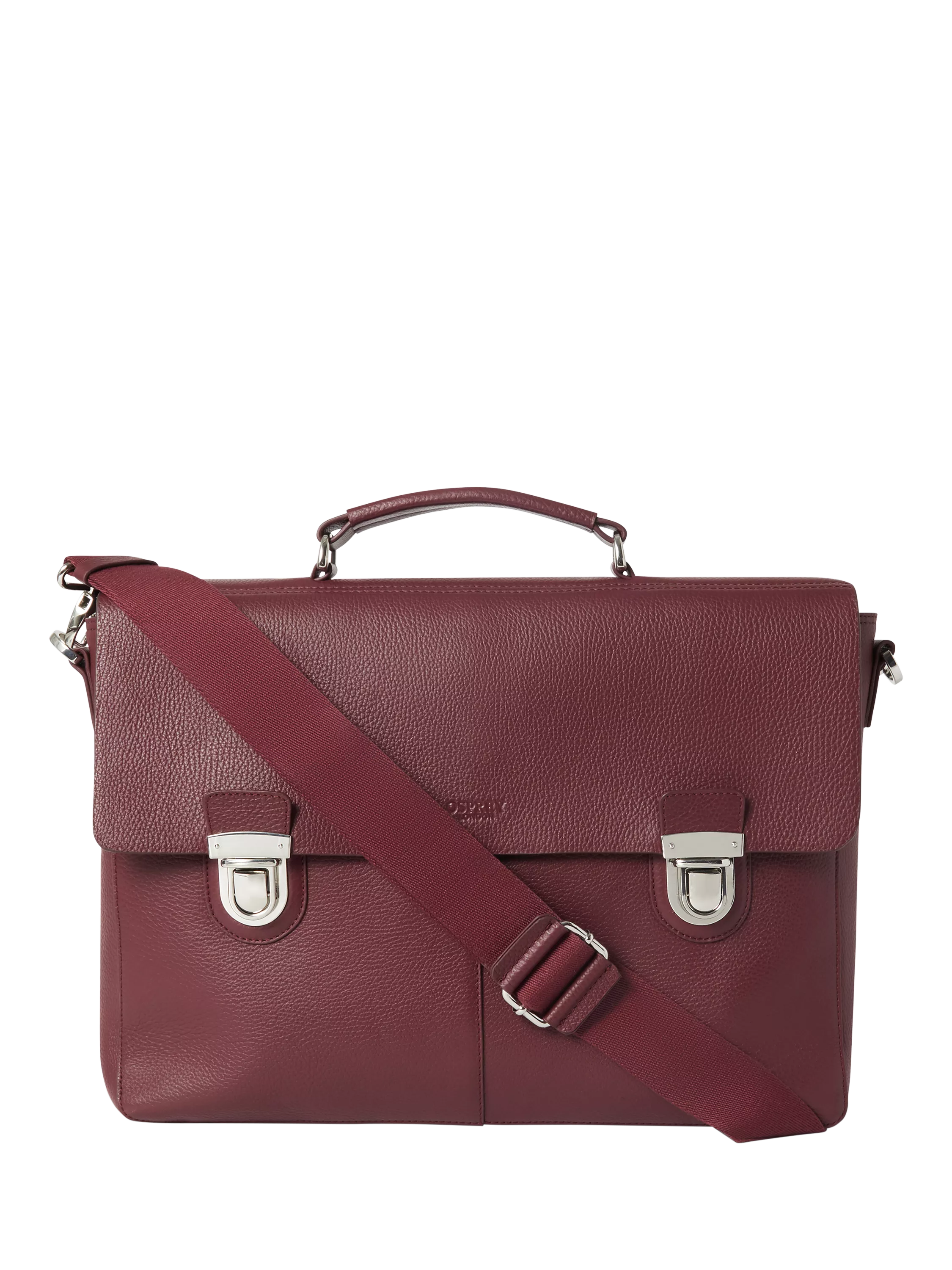 OSPREY LONDON Forest Leather Briefcase