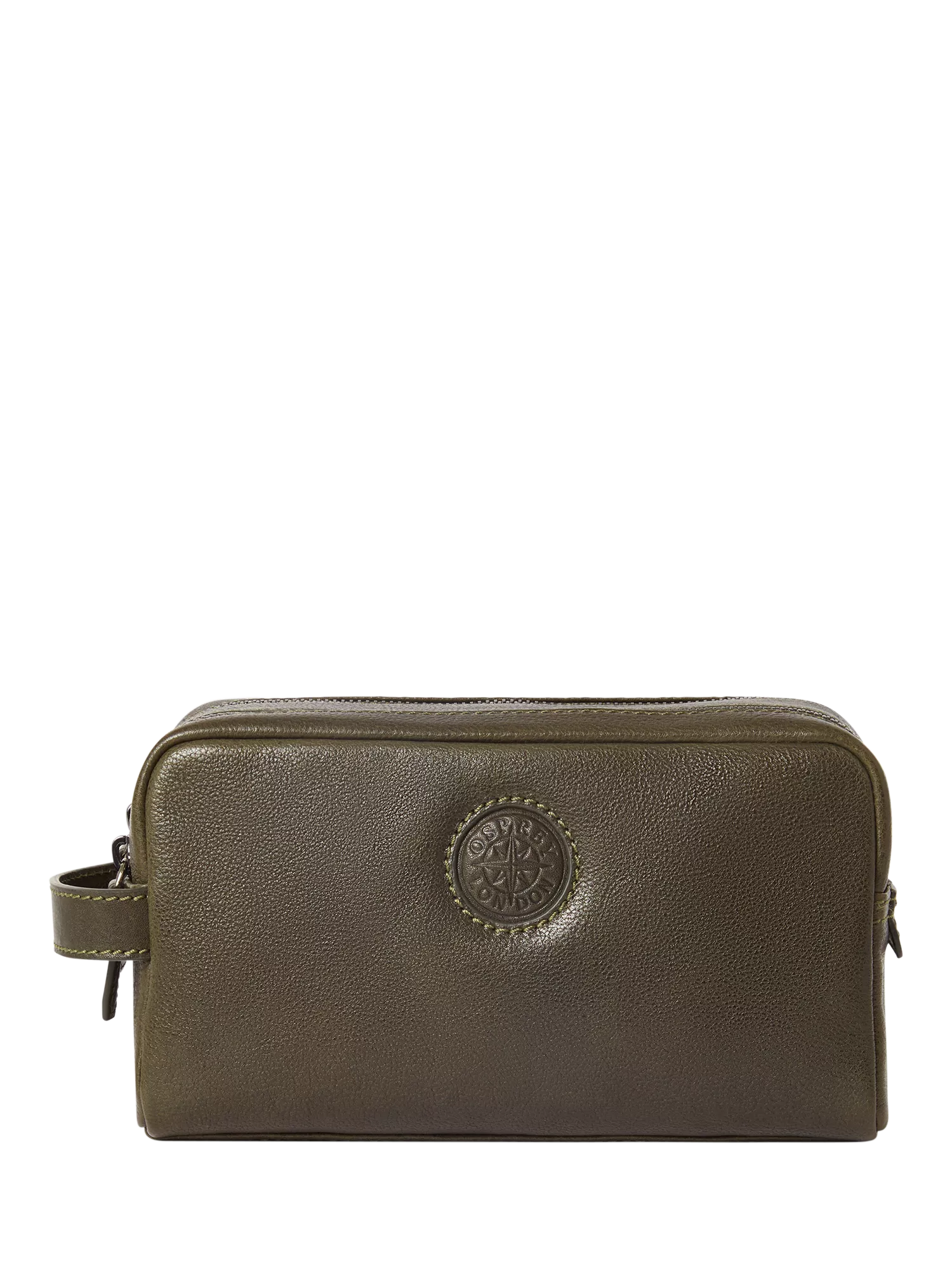 OSPREY LONDON The Compass Leather Washbag