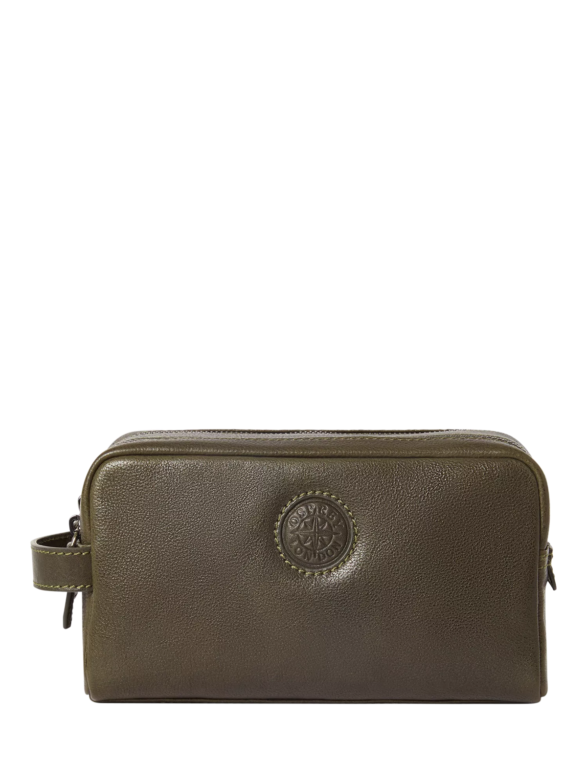 OSPREY LONDON The Compass Leather Washbag