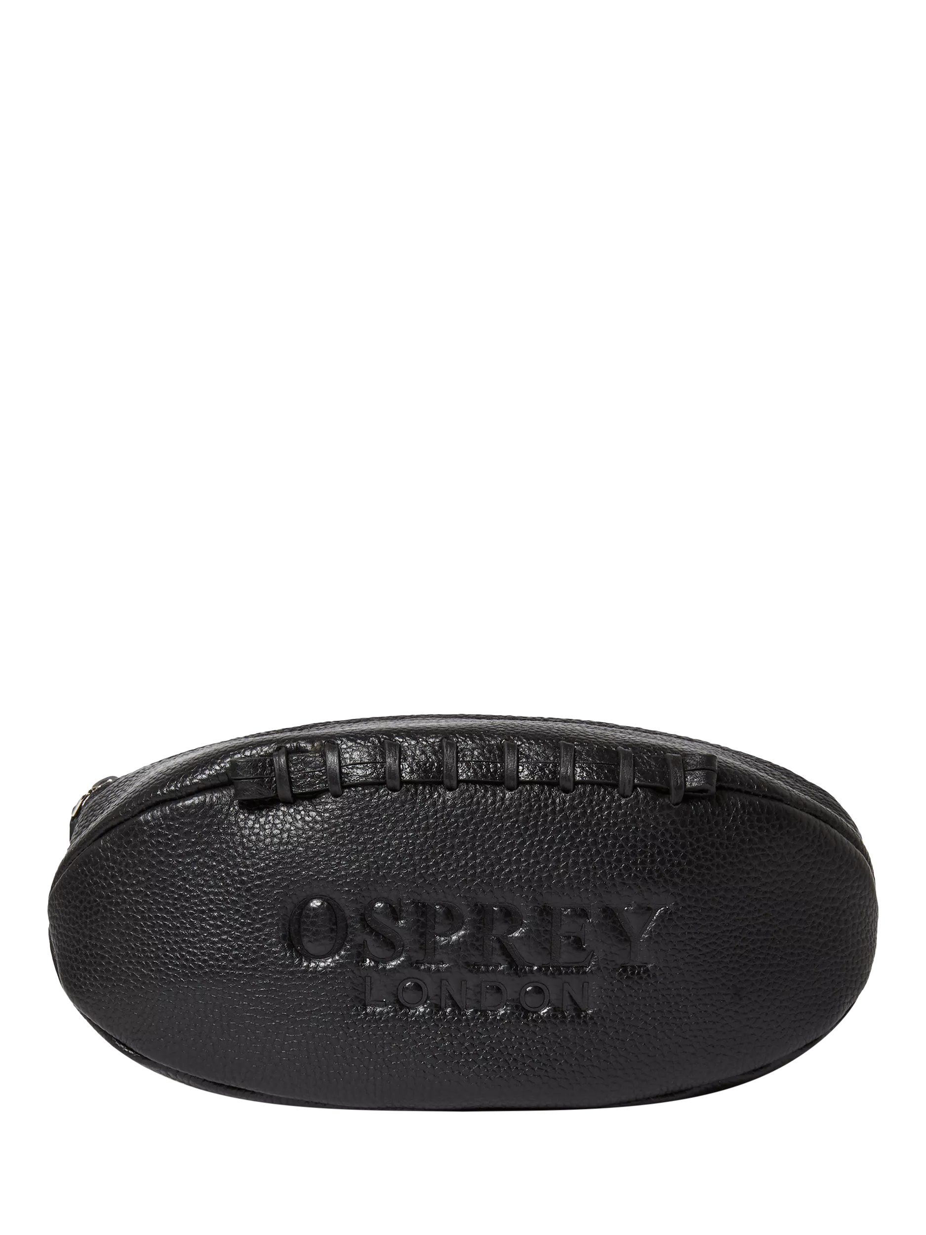 OSPREY LONDON Rugger leather wash bag (British brand)