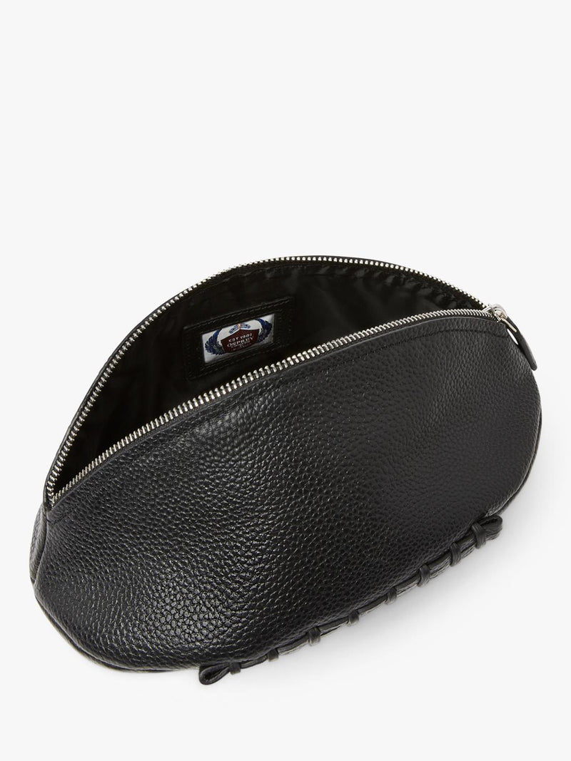 OSPREY LONDON Rugger leather wash bag (British brand)