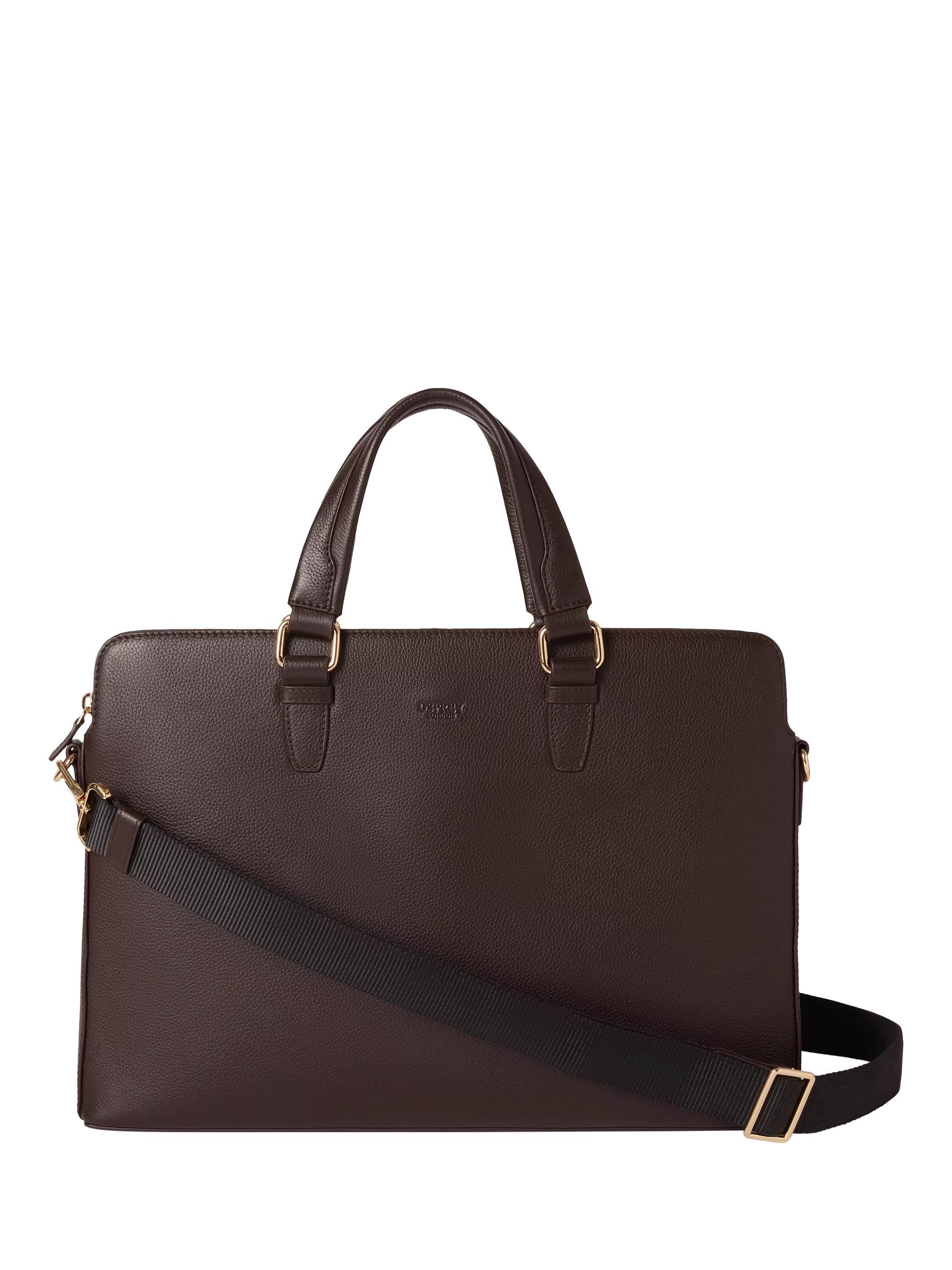 OSPREY LONDON Mercury leather laptop bag - British product