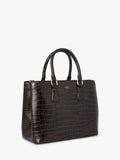 OSPREY LONDON Adaline leather workbag dove grainy hide (British brand)