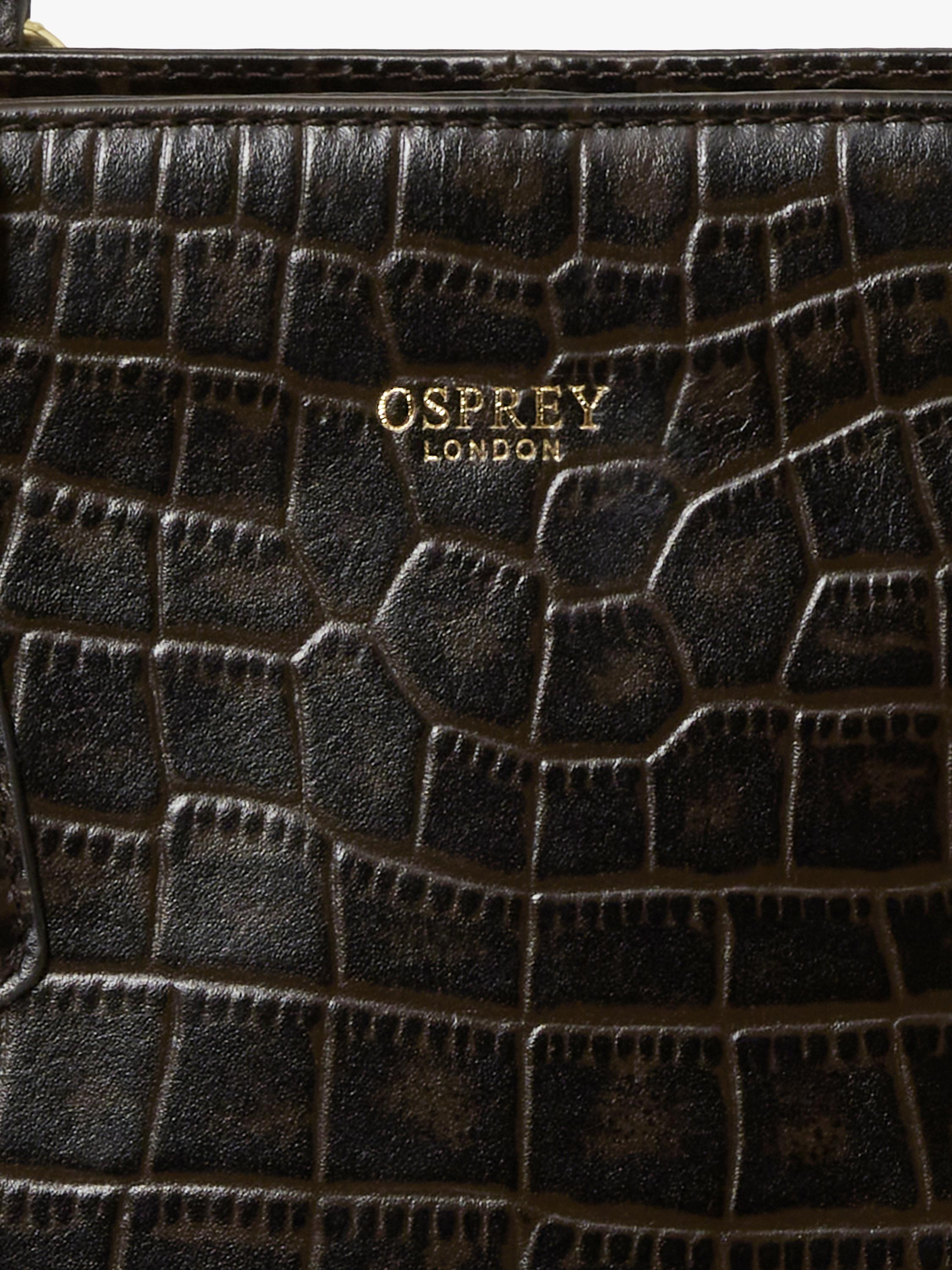 OSPREY LONDON Adaline leather workbag dove grainy hide (British brand)