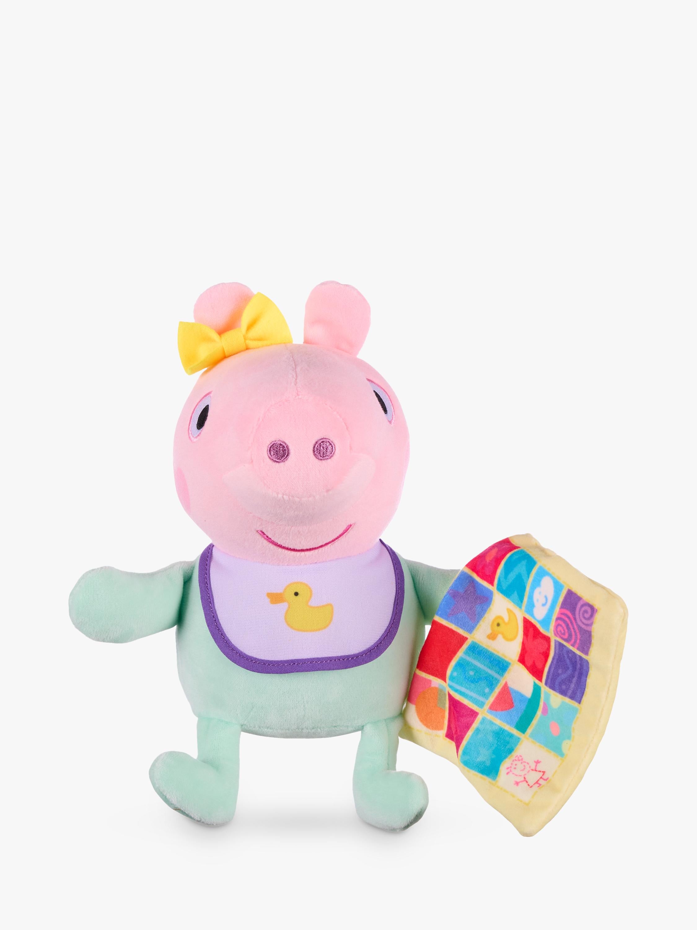 Peppa Pig Evie soft toy with blanket (British brand)