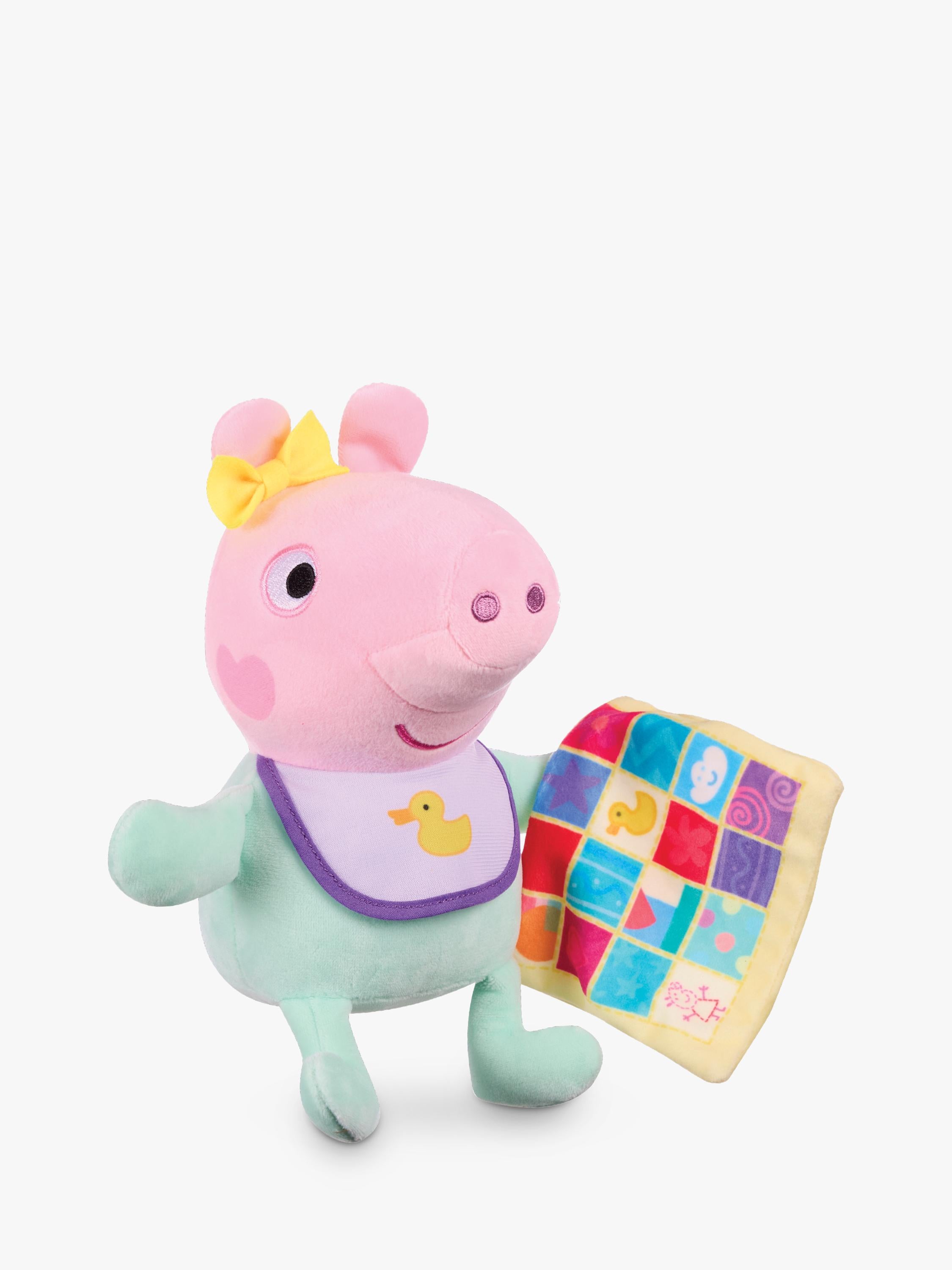 Peppa Pig Evie soft toy with blanket (British brand)