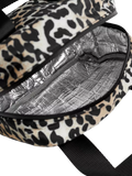 Finnsøn Ebba Cool Bag leopard print, lightweight insulated bag (British brand)