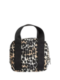 Finnsøn Ebba Cool Bag leopard print, lightweight insulated bag (British brand)