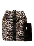 Finnsøn Elise backpack changing bag leopard (British brand)
