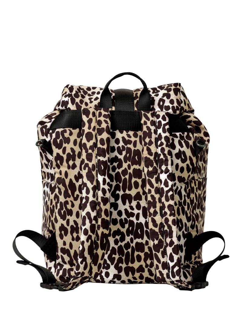 Finnsøn Elise backpack changing bag leopard (British brand)