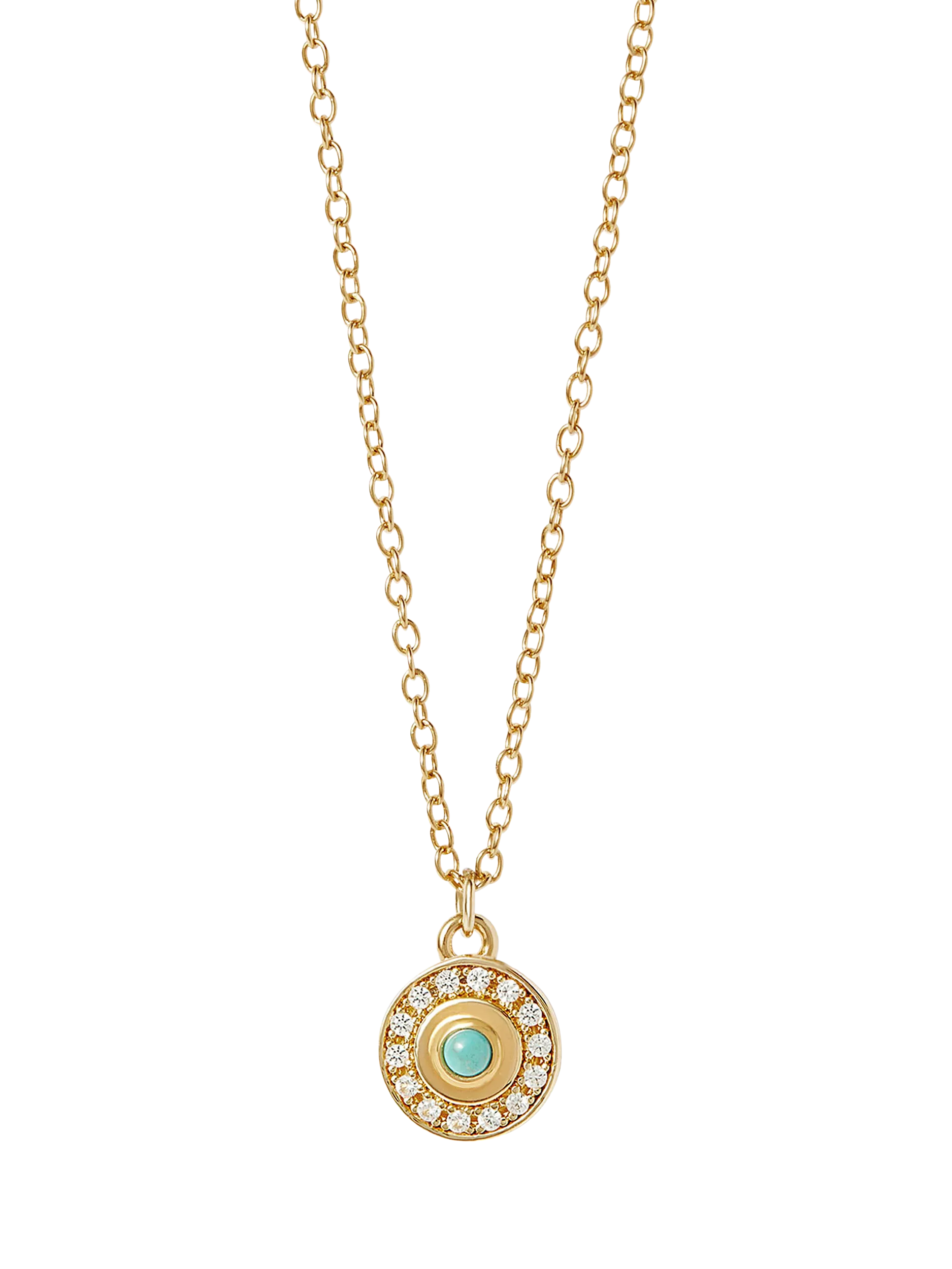 Astley Clarke Celestial Nazar necklace in gold, 46cm (British brand)