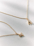 Astley Clarke wishbone necklace gold 46cm (British brand)