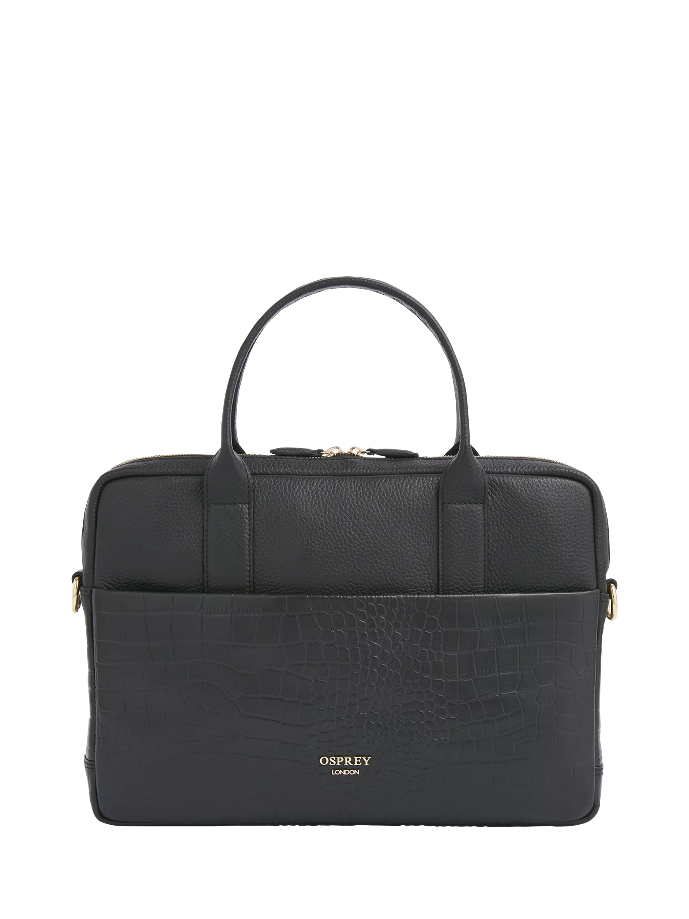 Osprey London Kellie leather laptop satchel (British brand)