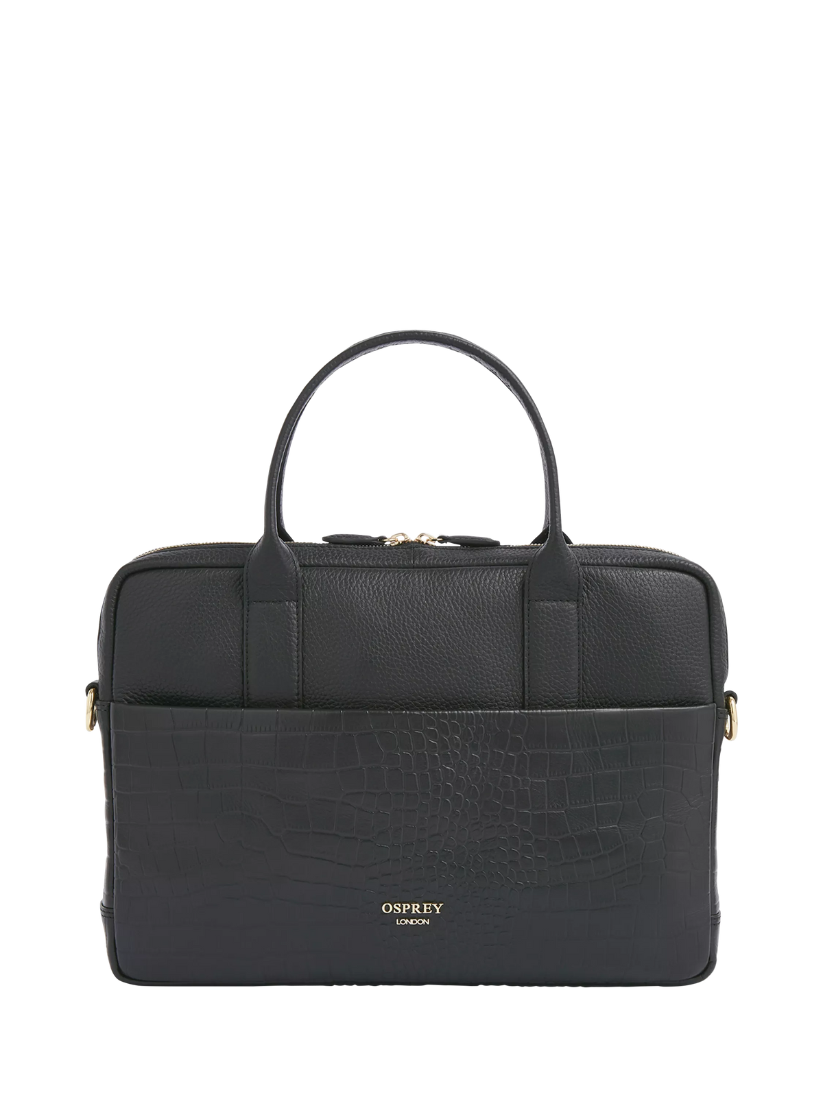 Osprey London Kellie leather laptop satchel (British brand)