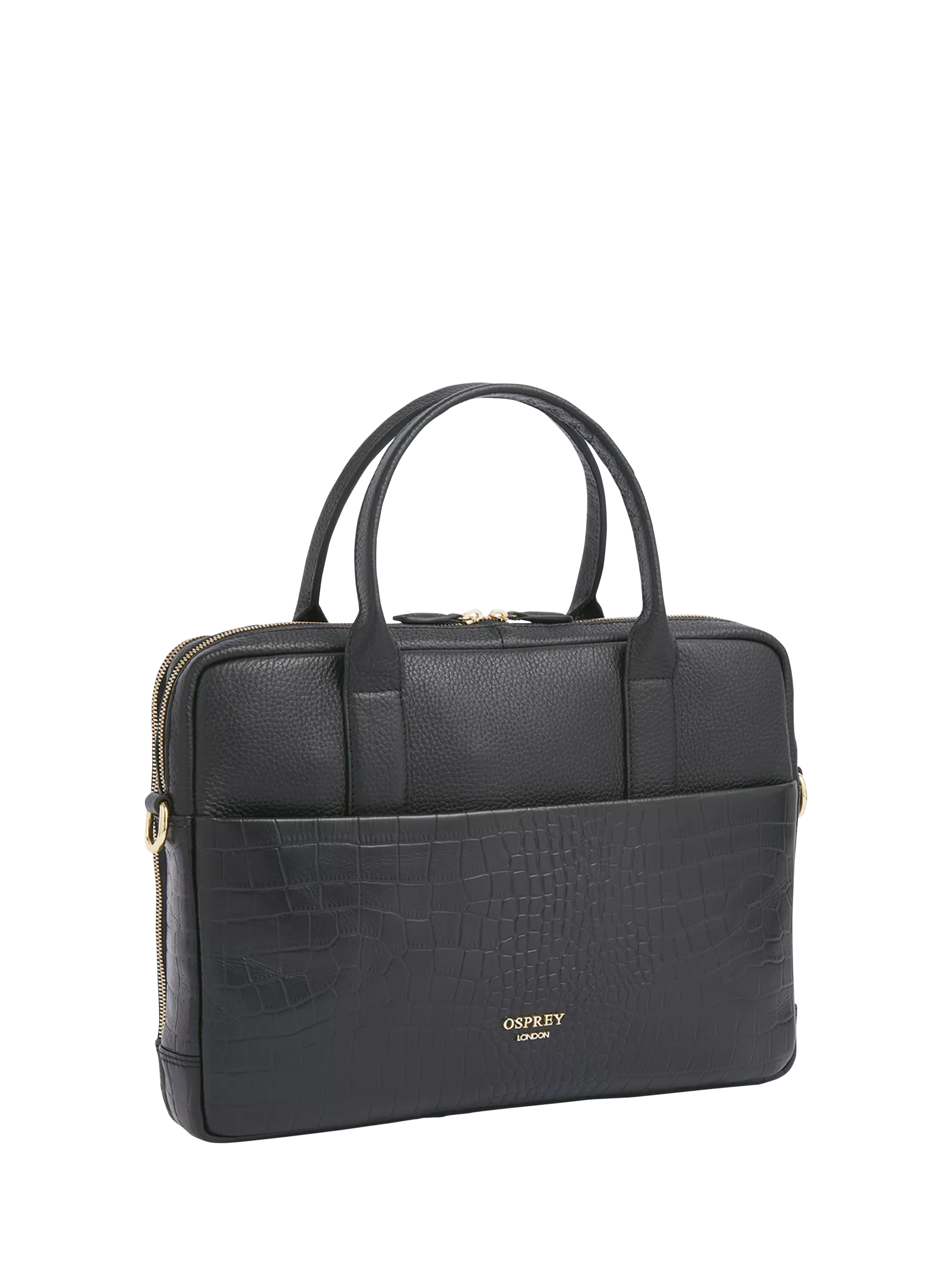 Osprey London Kellie leather laptop satchel (British brand)