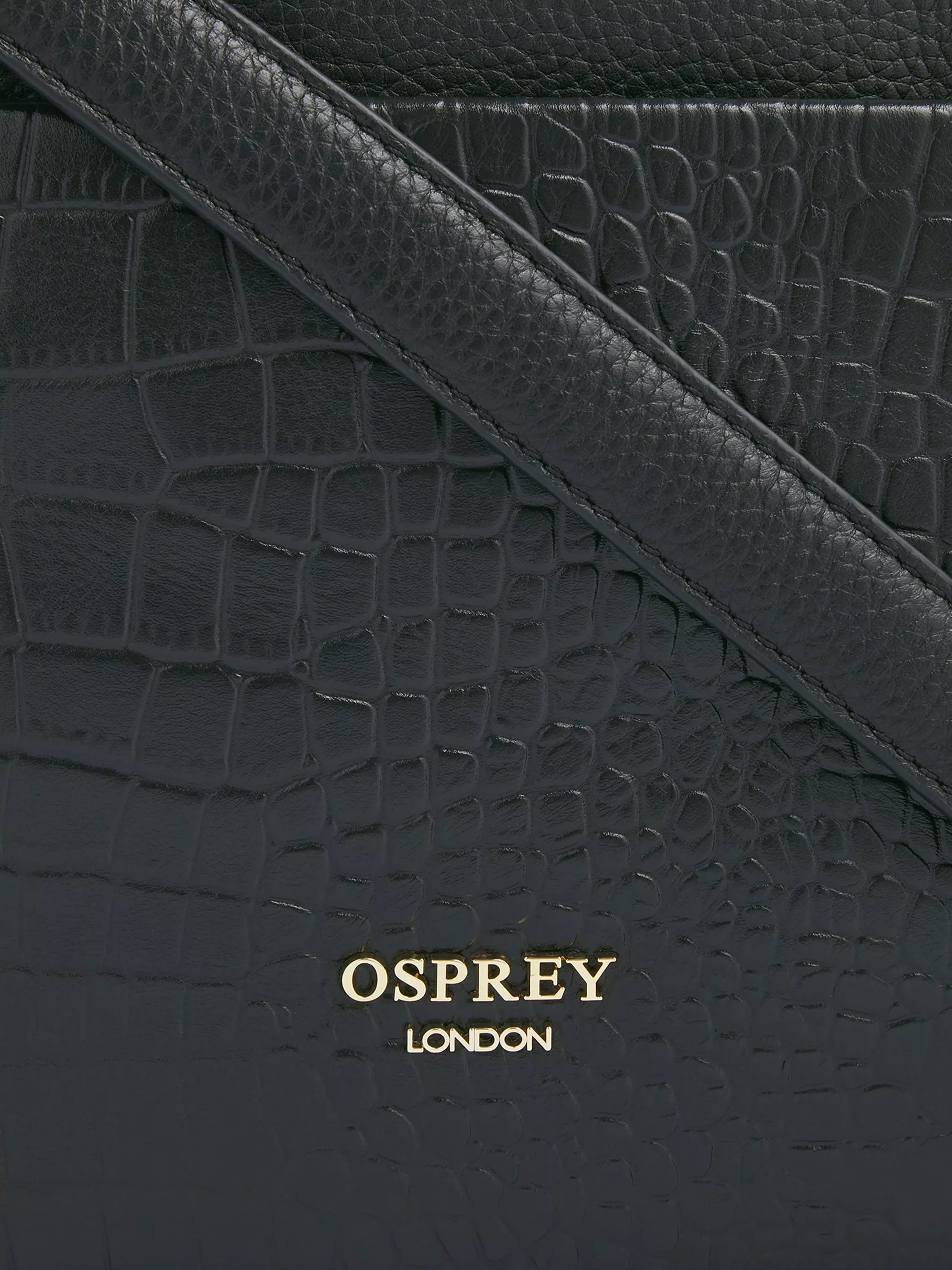 Osprey London Kellie leather laptop satchel (British brand)