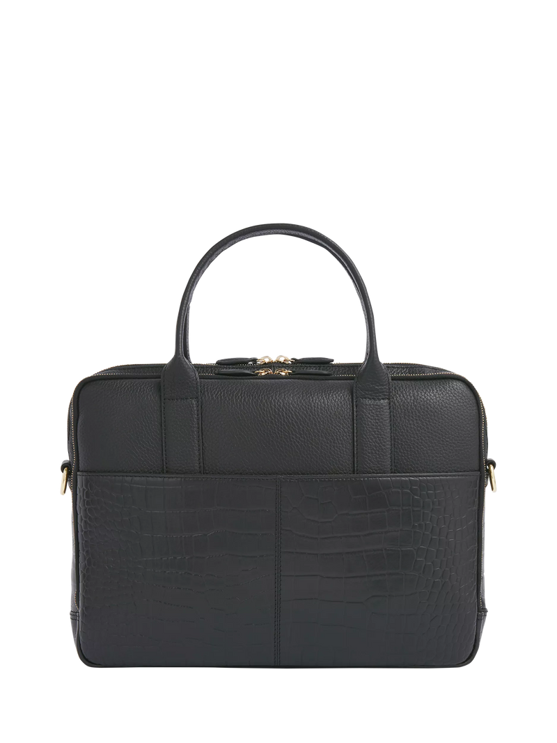 Osprey London Kellie leather laptop satchel (British brand)