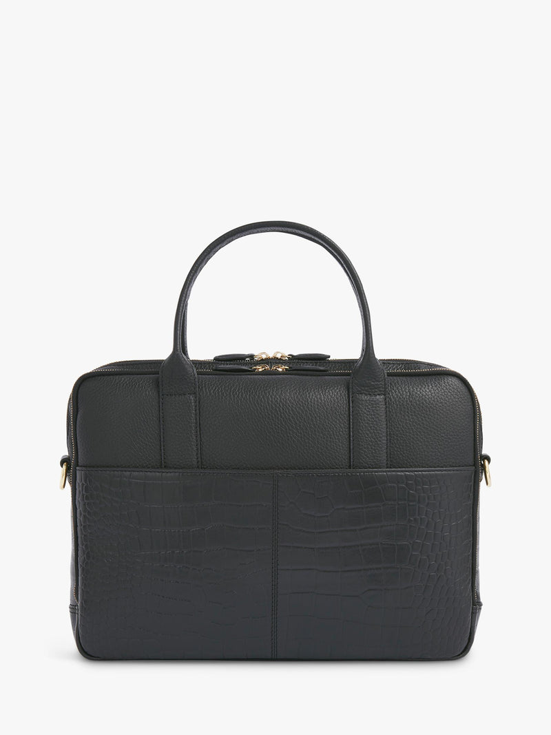 Osprey London Kellie leather laptop satchel (British brand)