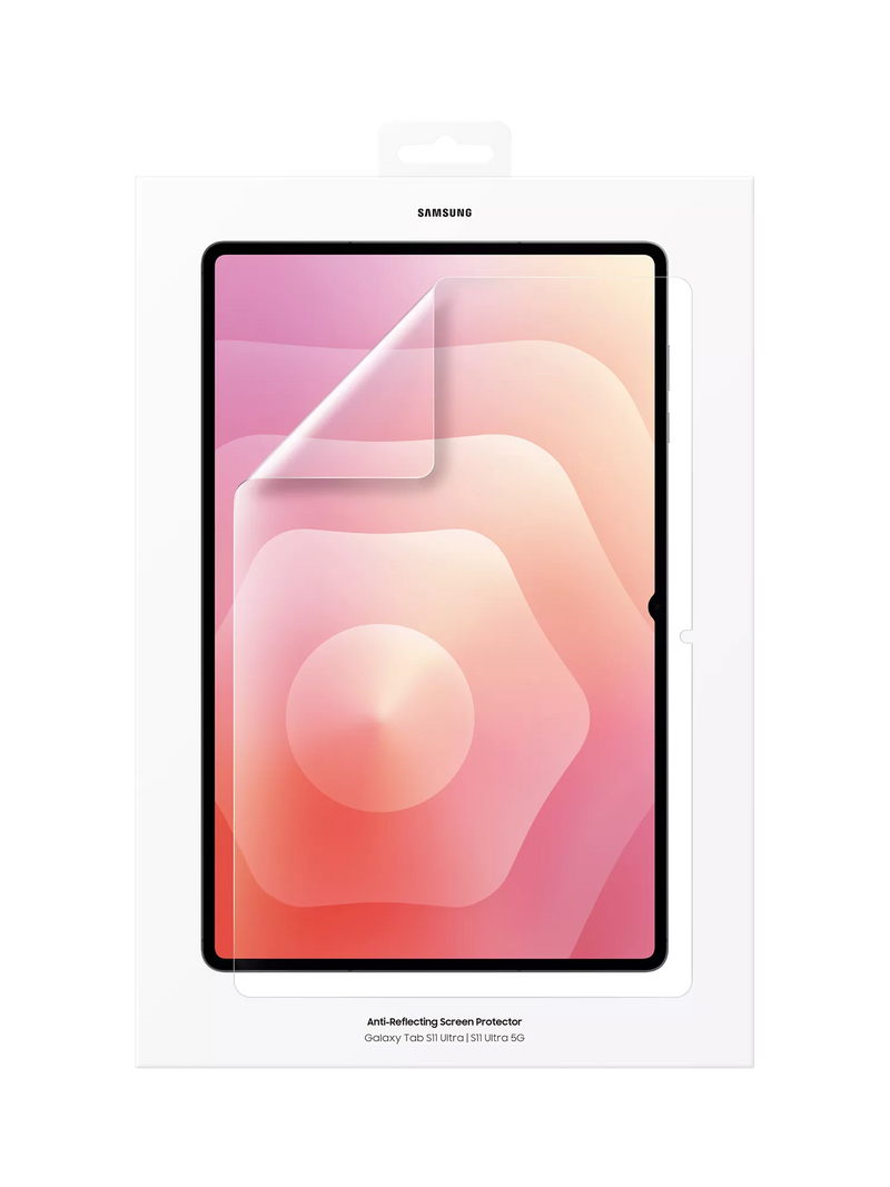 Samsung anti-reflecting screen protector for Tab S11 Ultra, imported from the UK