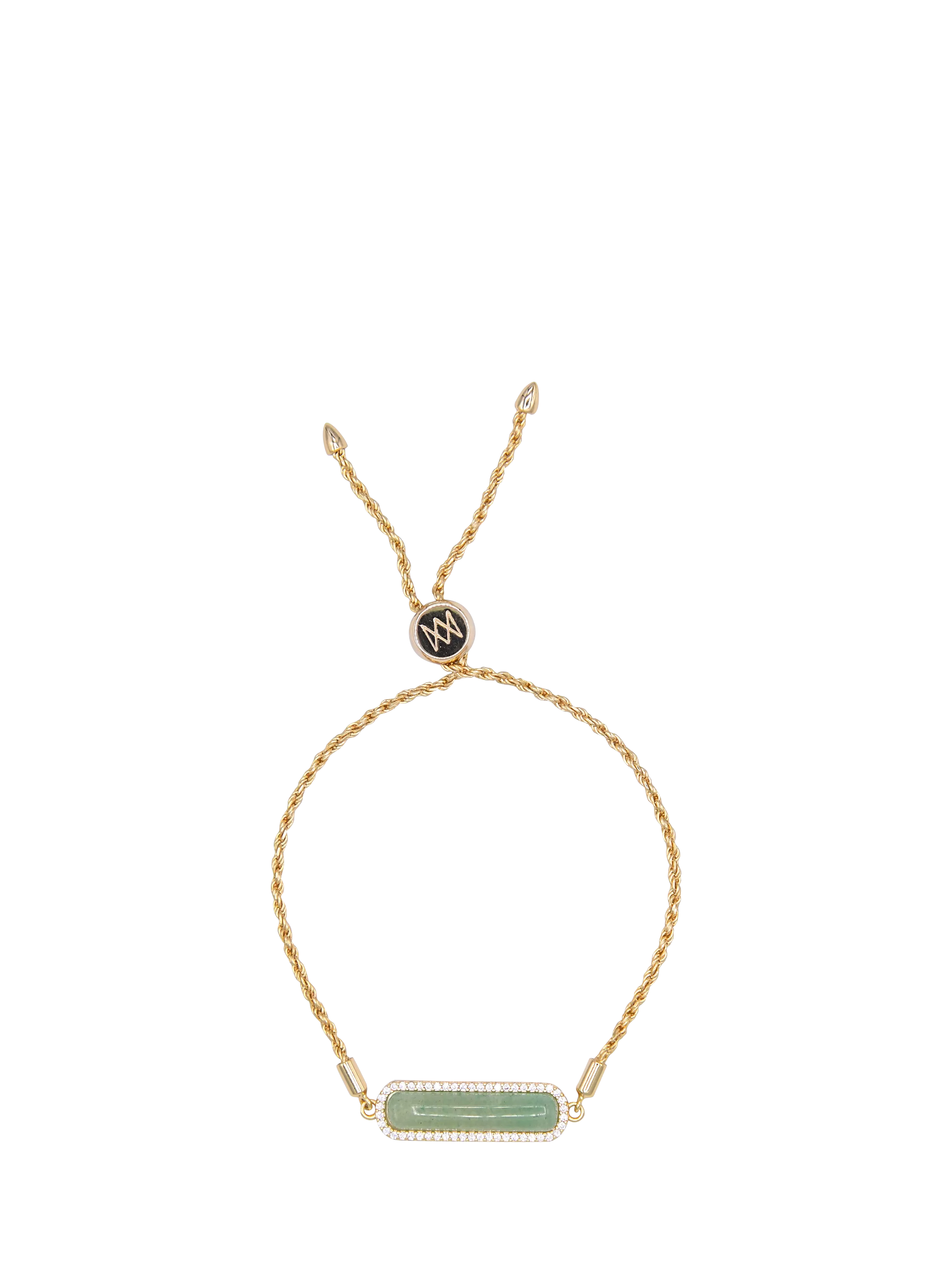 My Jewellery List adjustable semi precious bar bracelet, imported from the UK