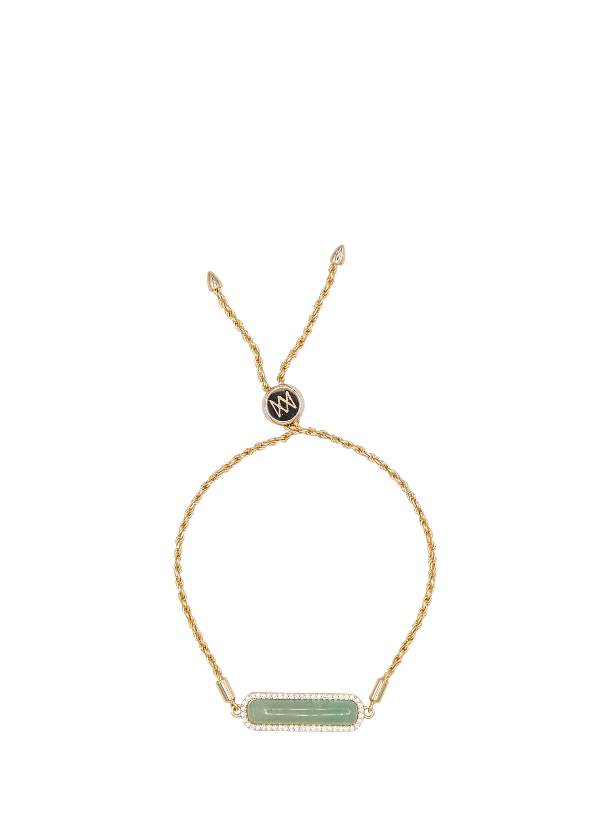 My Jewellery List adjustable semi precious bar bracelet, imported from the UK