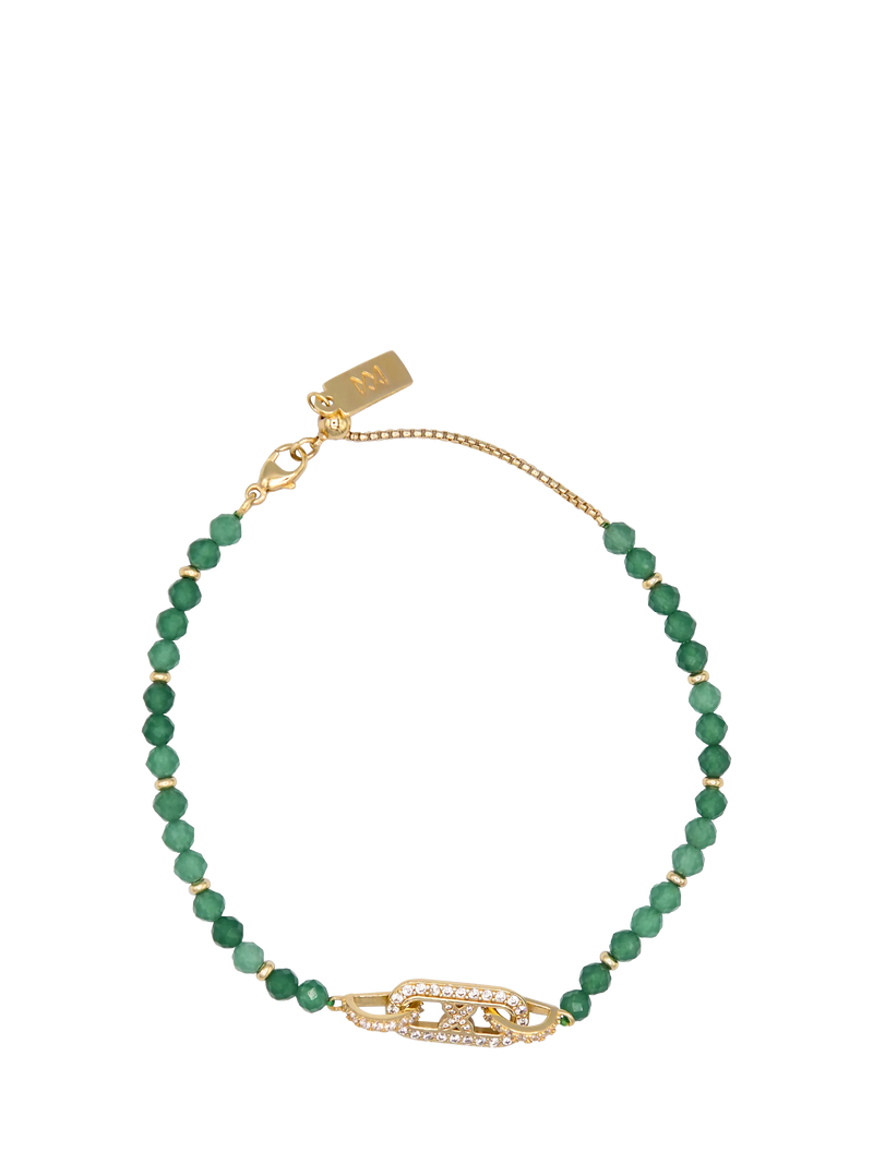 Tess Daly friendship bracelet gold plated adjustable chain (British brand)