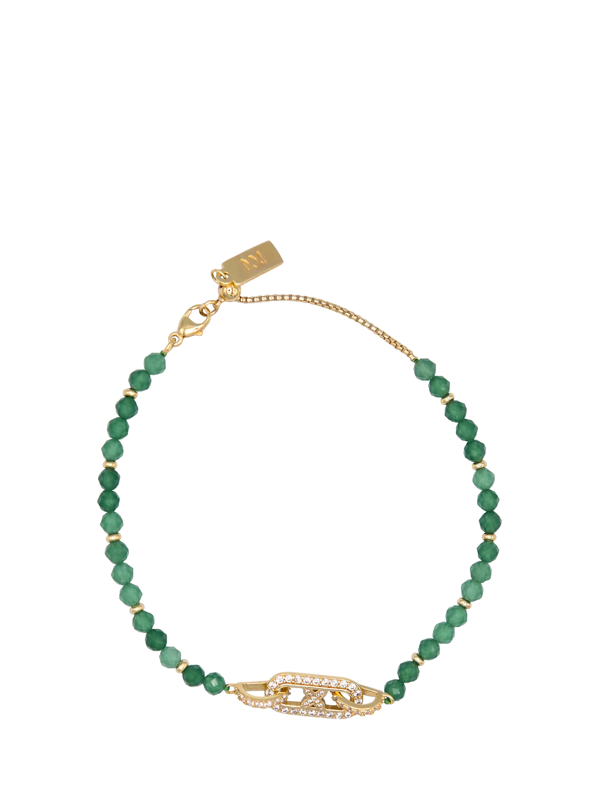 Tess Daly friendship bracelet gold plated adjustable chain (British brand)