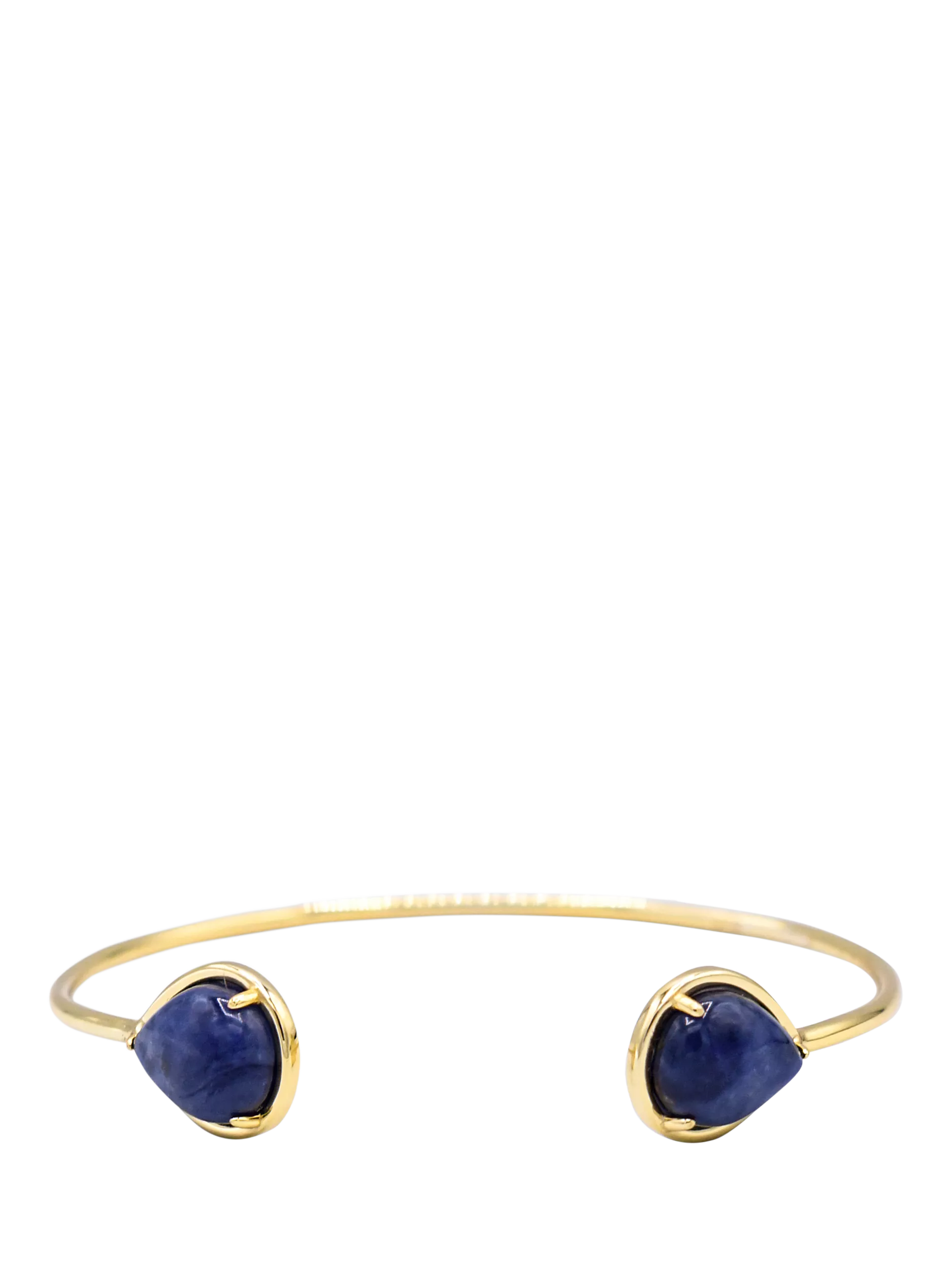 My Jewellery List Tess Daly semi precious teardrop bangle yellow gold, UK version