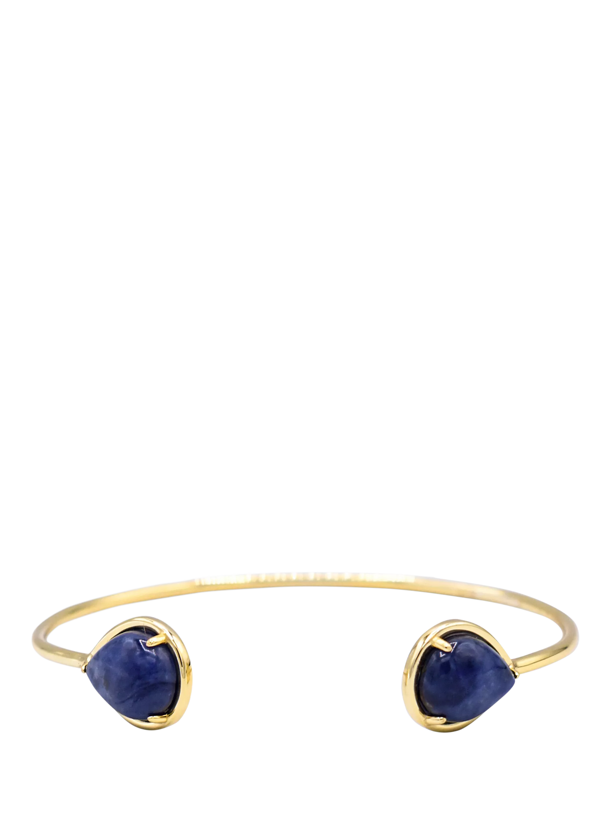 My Jewellery List Tess Daly semi precious teardrop bangle yellow gold, UK version