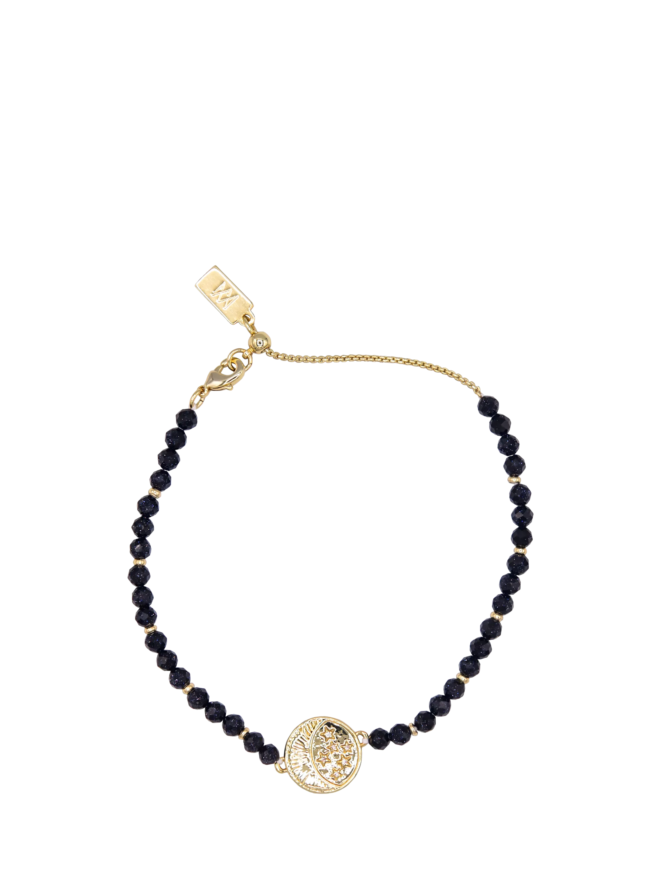 Tess Daly celestial charm bracelet yellow gold - British product