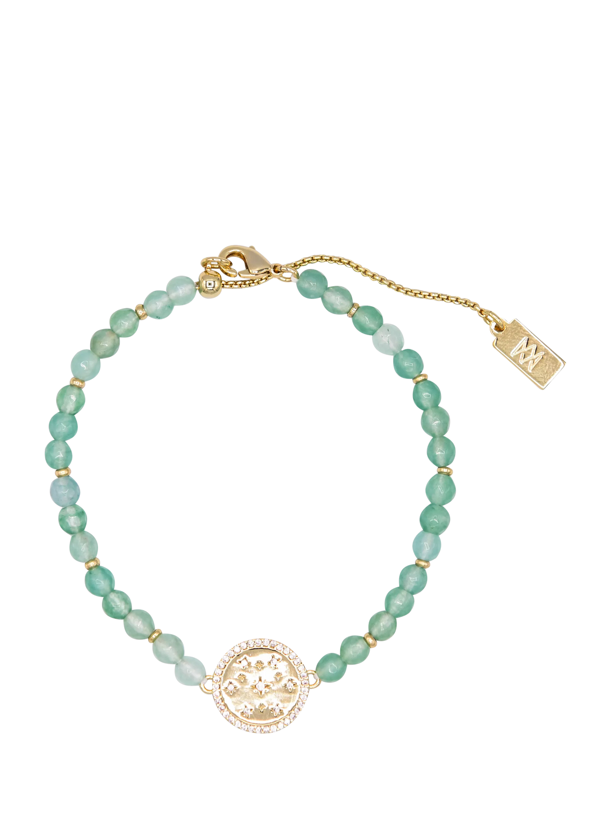 My Jewellery List Tess Daly scattered stars bracelet 18.5cm, imported from the UK