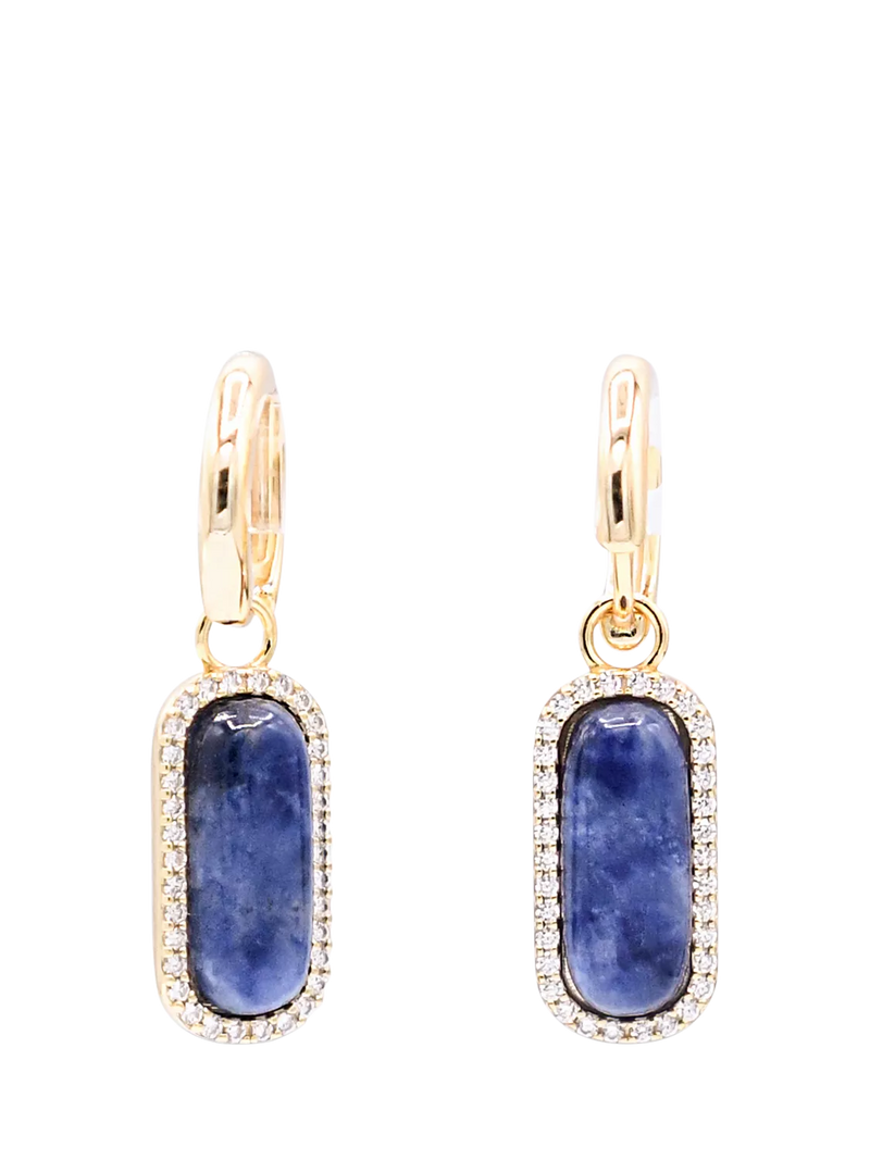 My Jewellery List Tess Daly Mini Hoop Drop Earrings