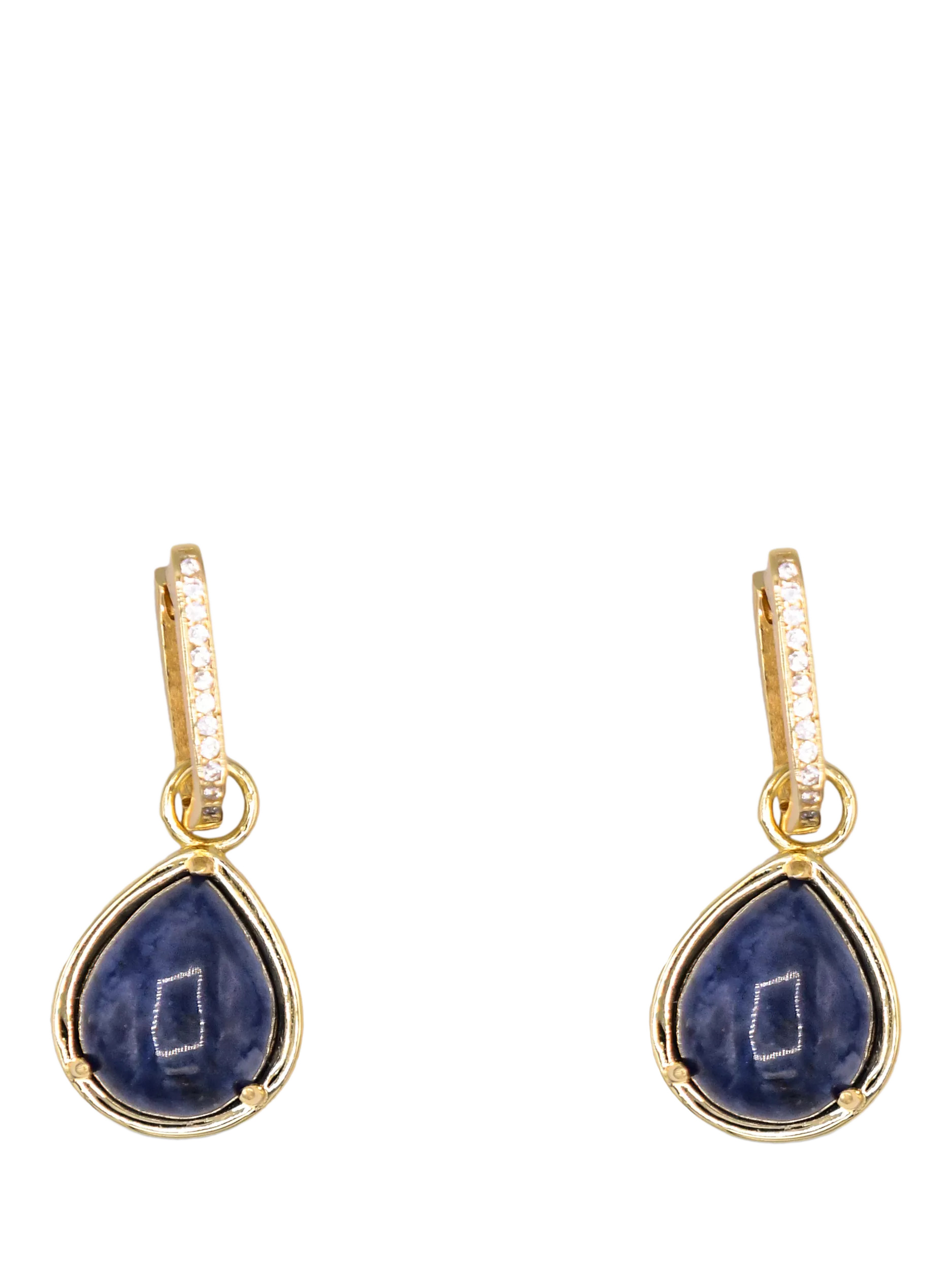 My Jewellery List Tess Daly Pear Drop Huggie Earrings