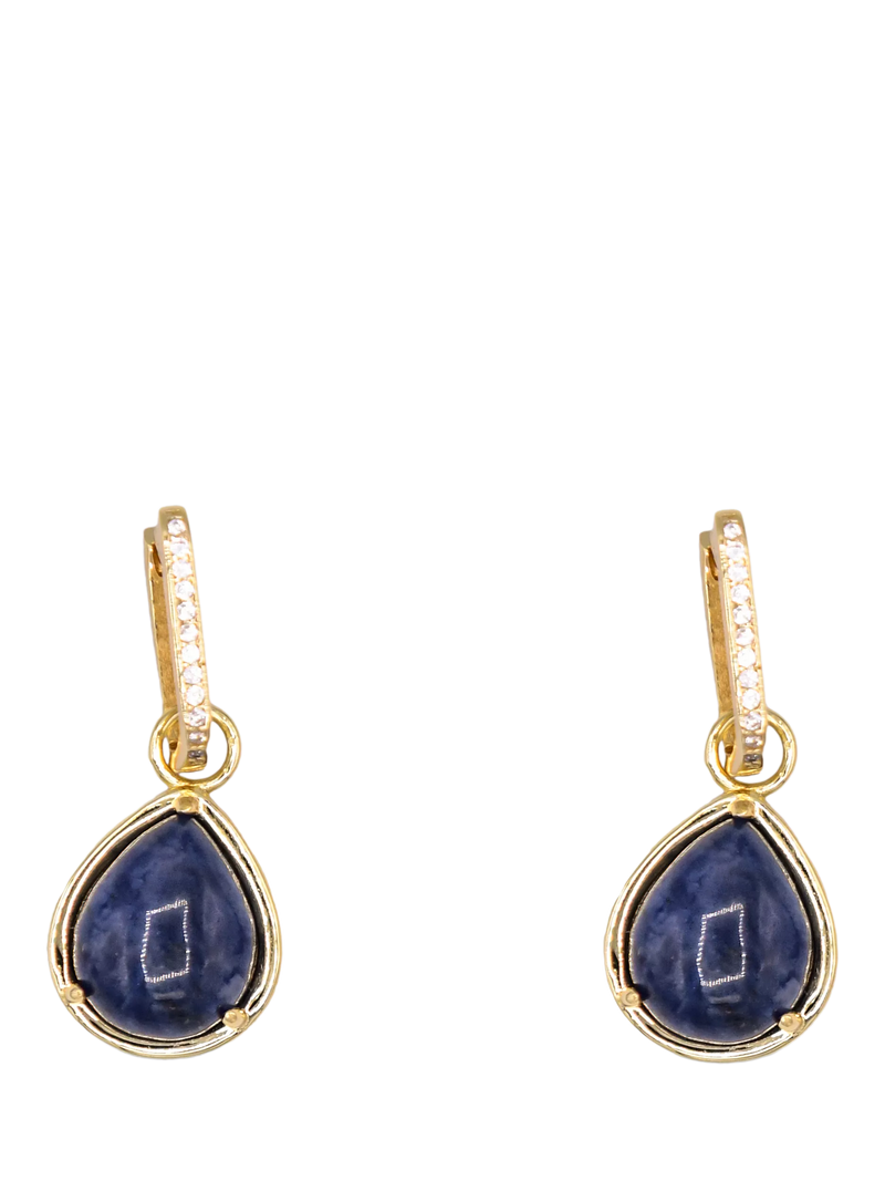 My Jewellery List Tess Daly Pear Drop Huggie Earrings