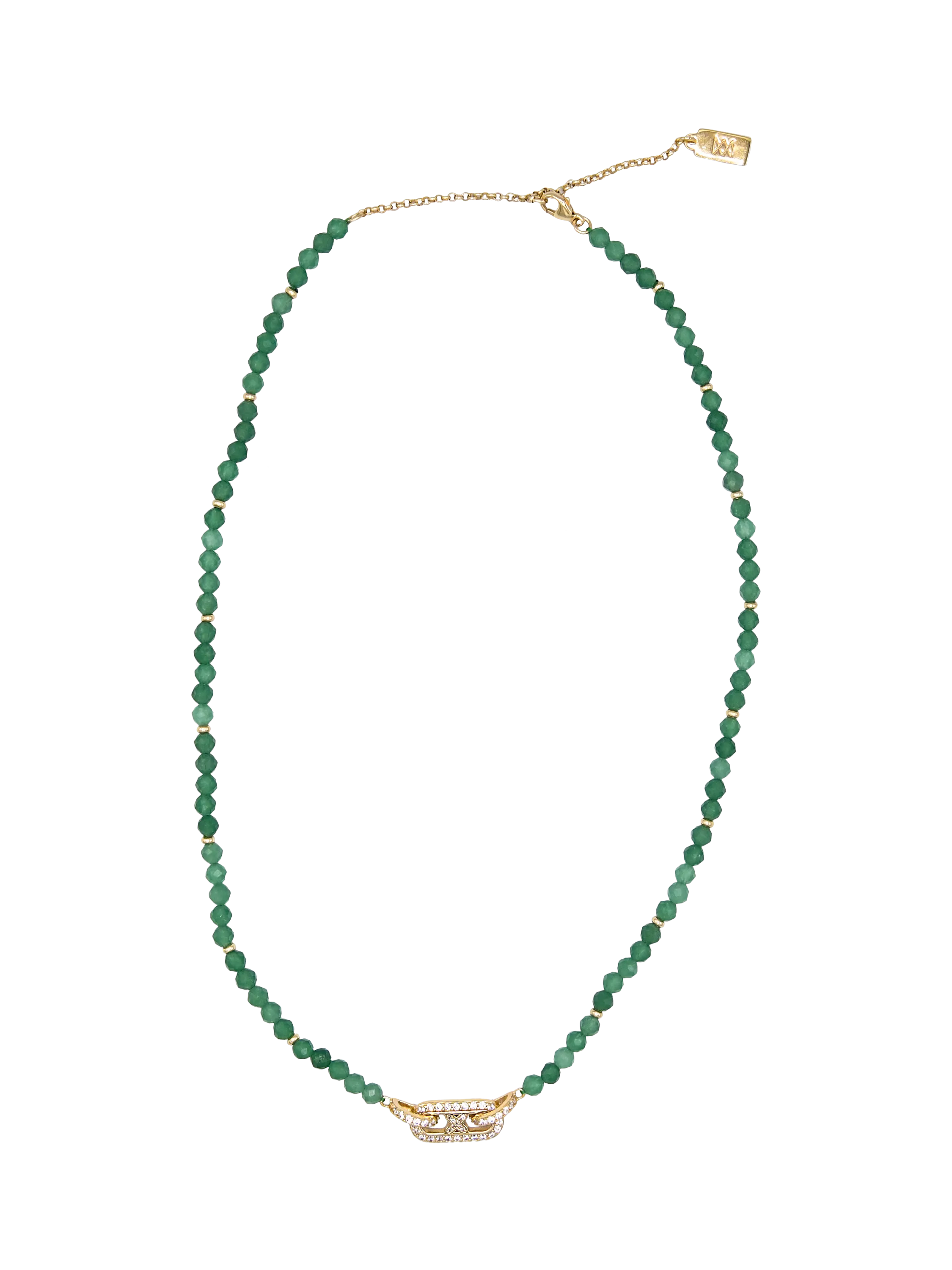 My Jewellery List Tess Daly Kiss Chain Link necklace - British product