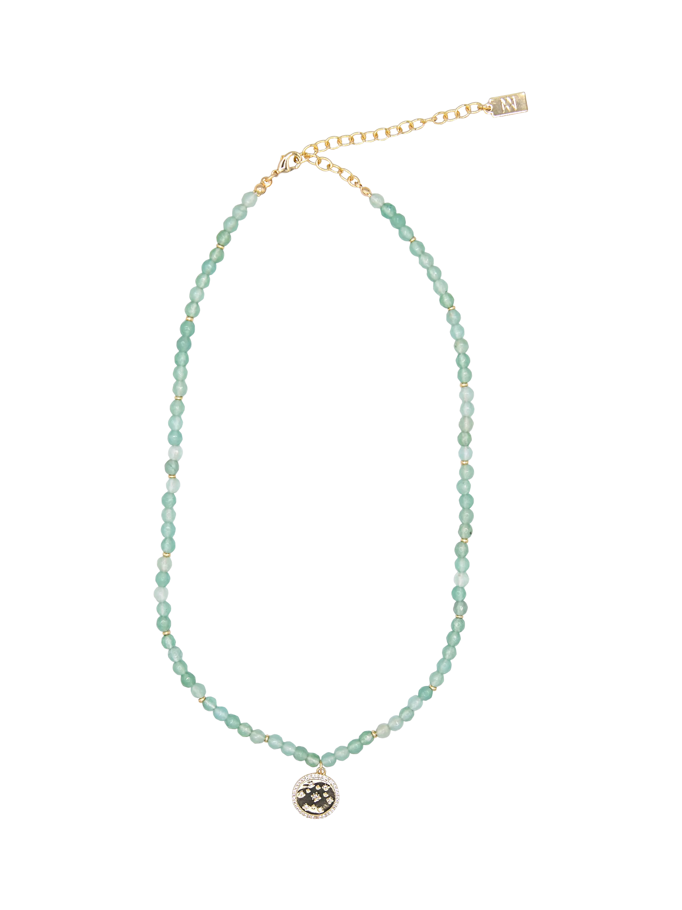 My Jewellery List Scattered Stars necklace 41cm, imported from the UK