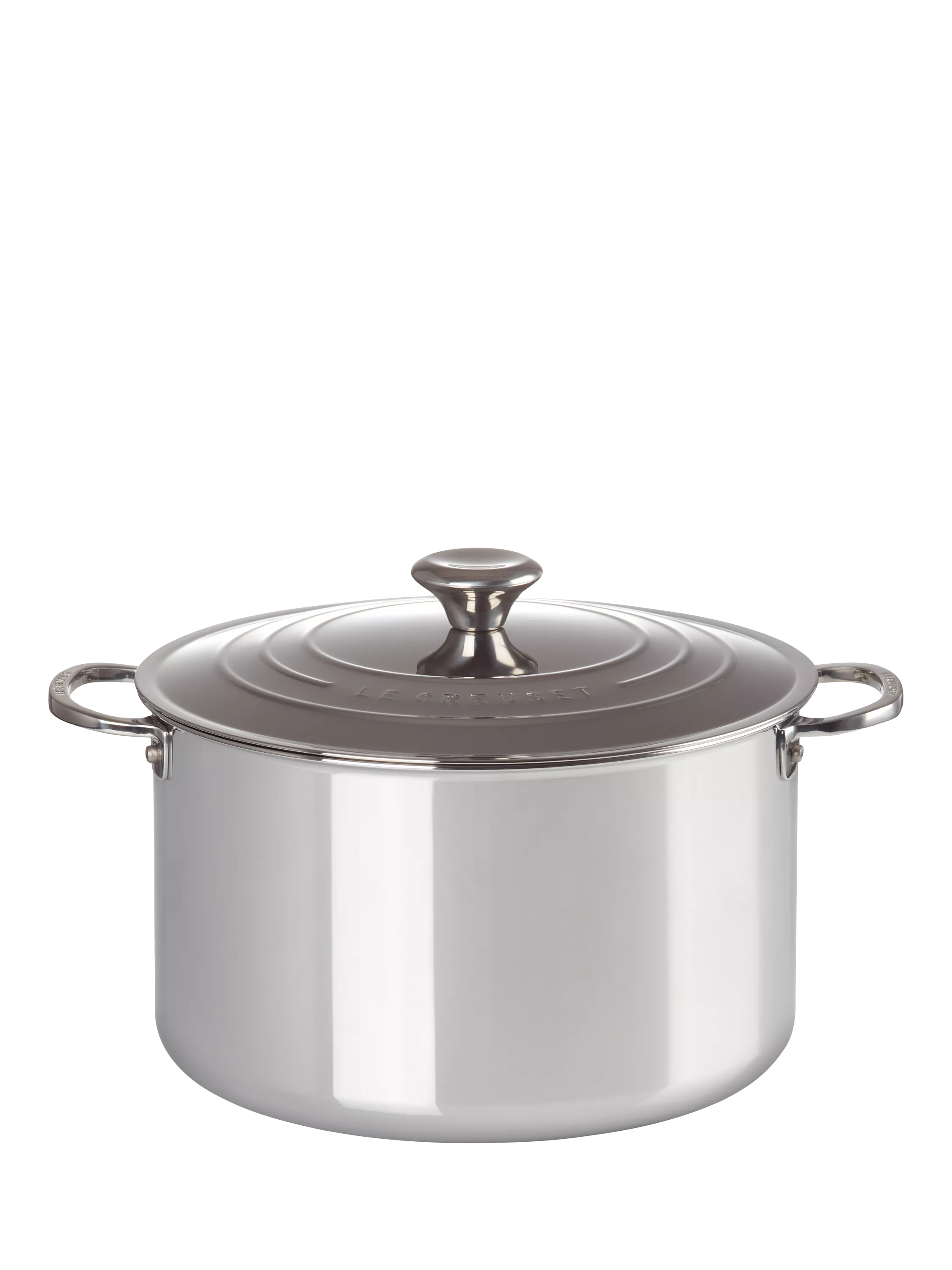 Le Creuset 3-Ply Stainless Steel stockpot 28cm, imported from the UK