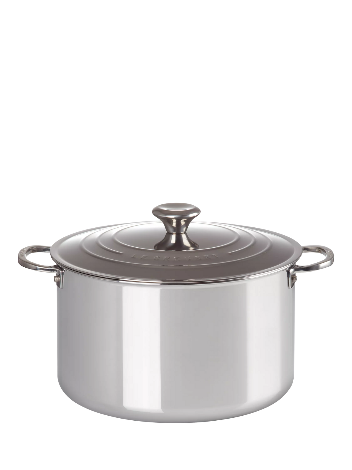 Le Creuset 3-Ply Stainless Steel stockpot 28cm, imported from the UK