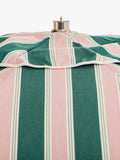 Business & Pleasure Co. striped garden parasol Bistro Green 2m, imported from the UK