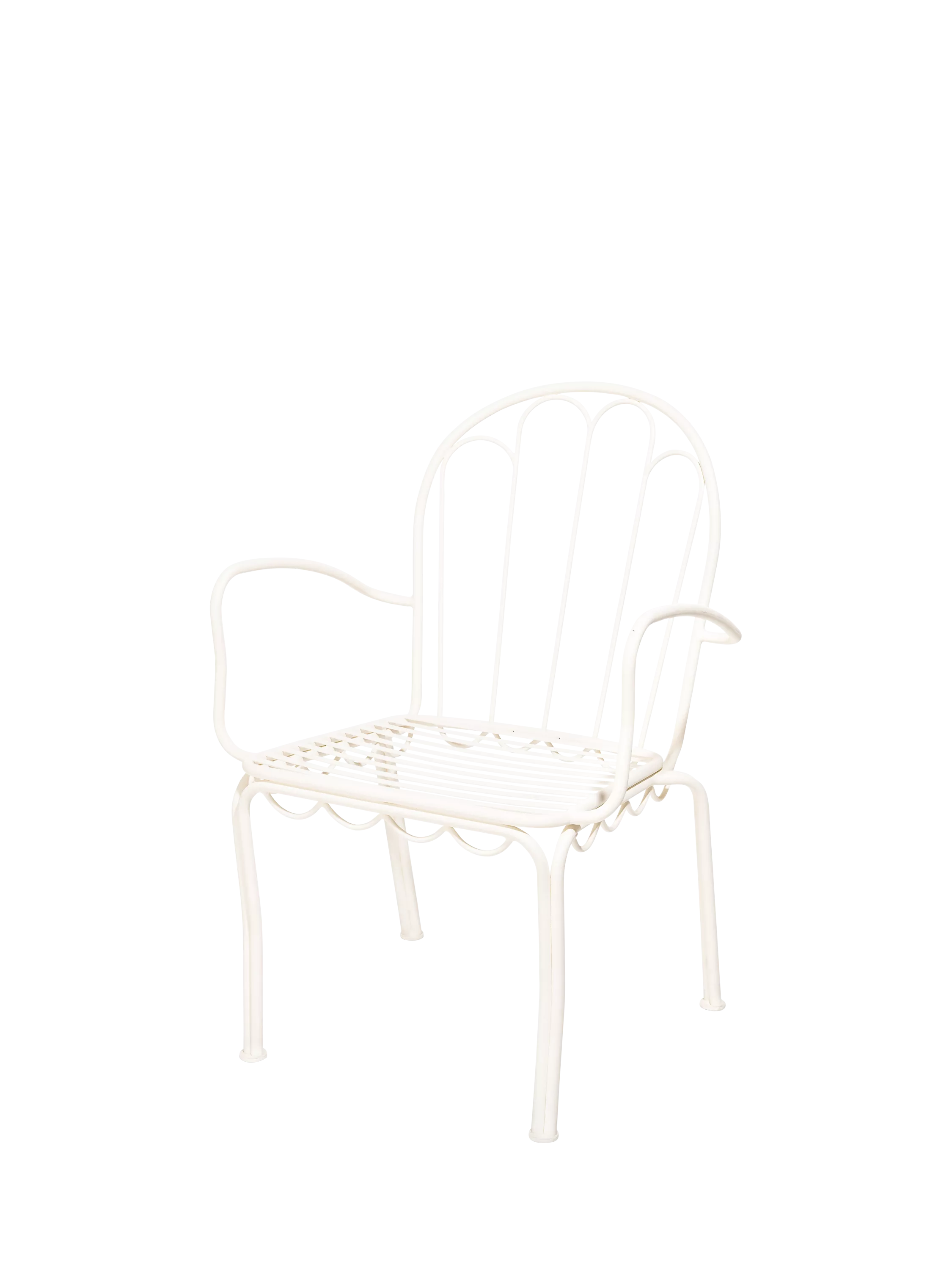 Business & Pleasure Co. Al Fresco garden dining chair white (British brand)