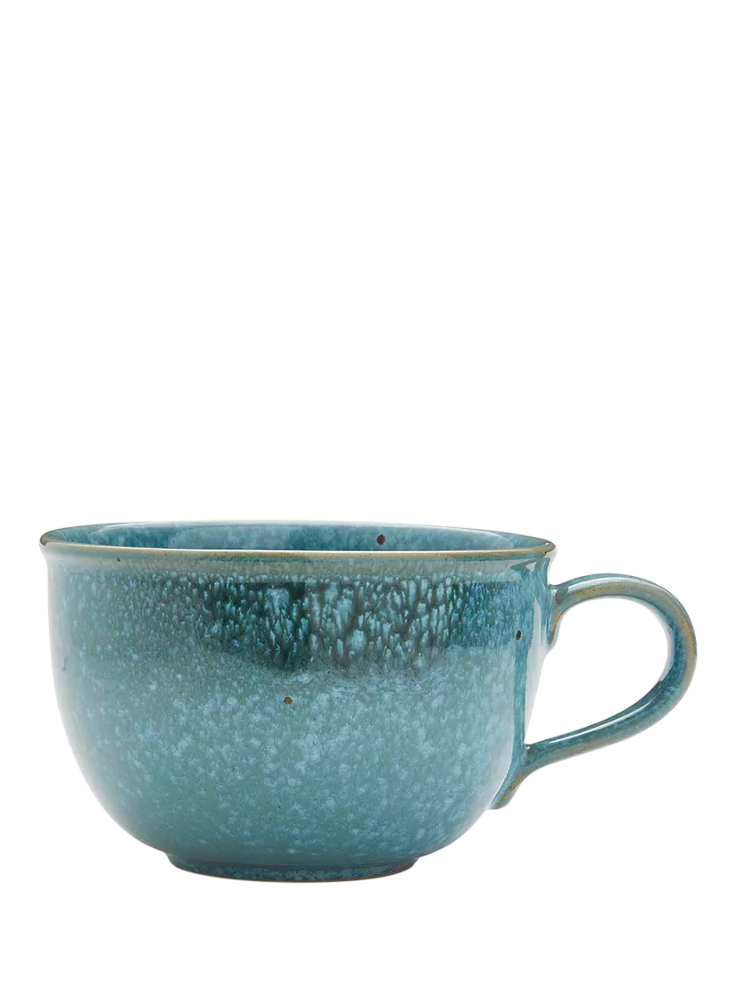 Portmeirion jumbo stoneware mug 600ml jade, imported from the UK