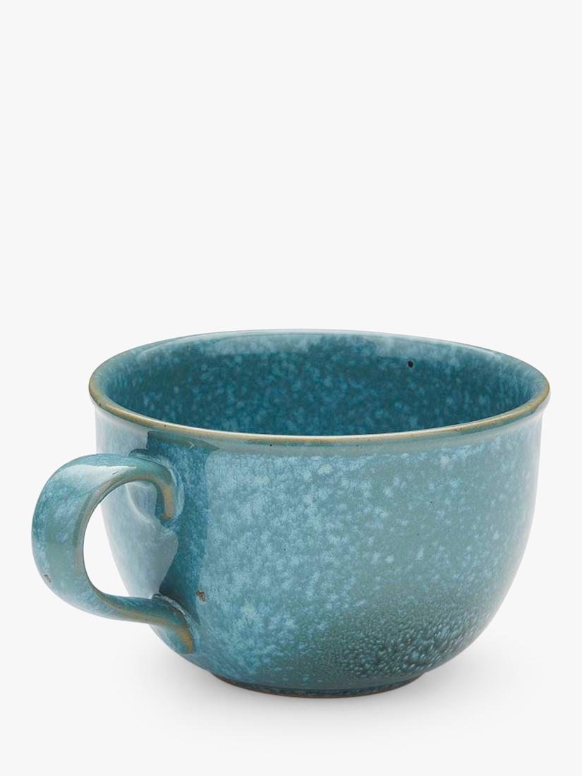 Portmeirion jumbo stoneware mug 600ml jade, imported from the UK