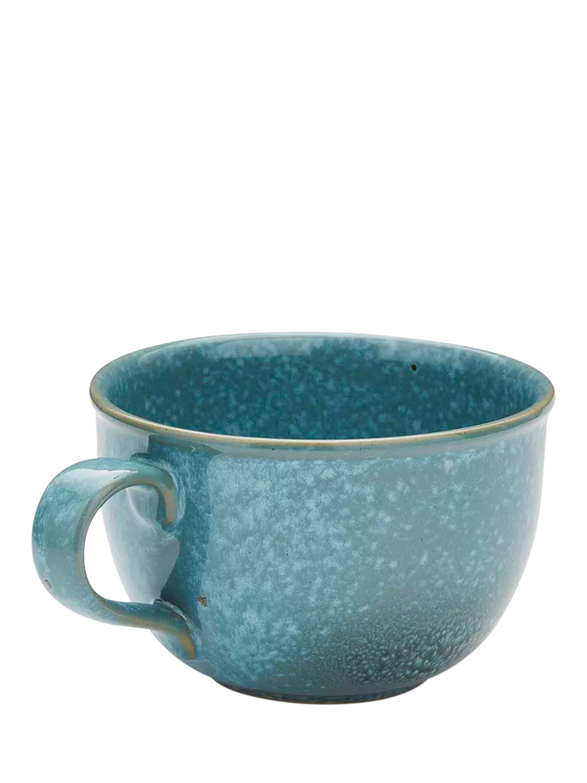 Portmeirion jumbo stoneware mug 600ml jade, imported from the UK